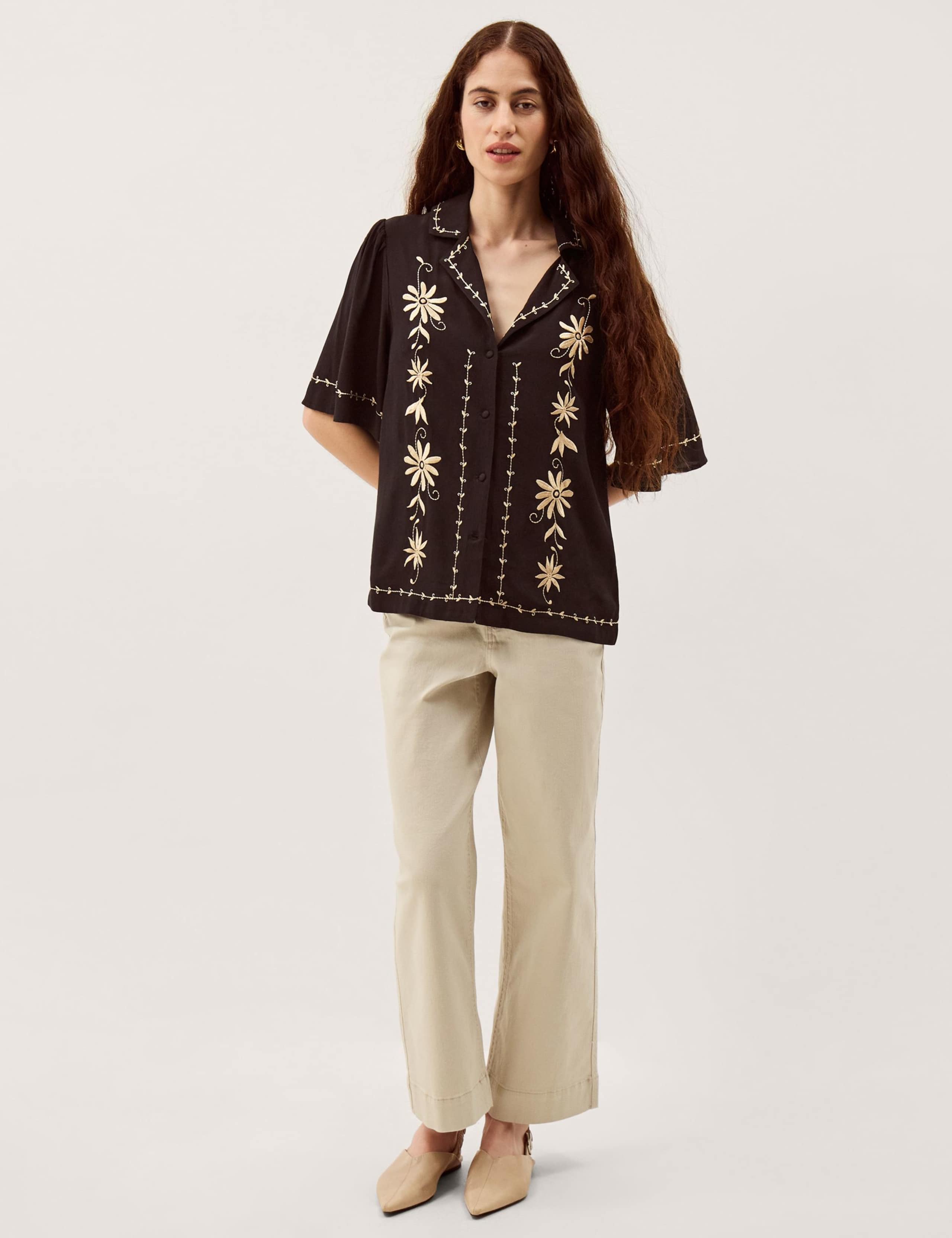 Floral Embroidered Shirt 4 of 5
