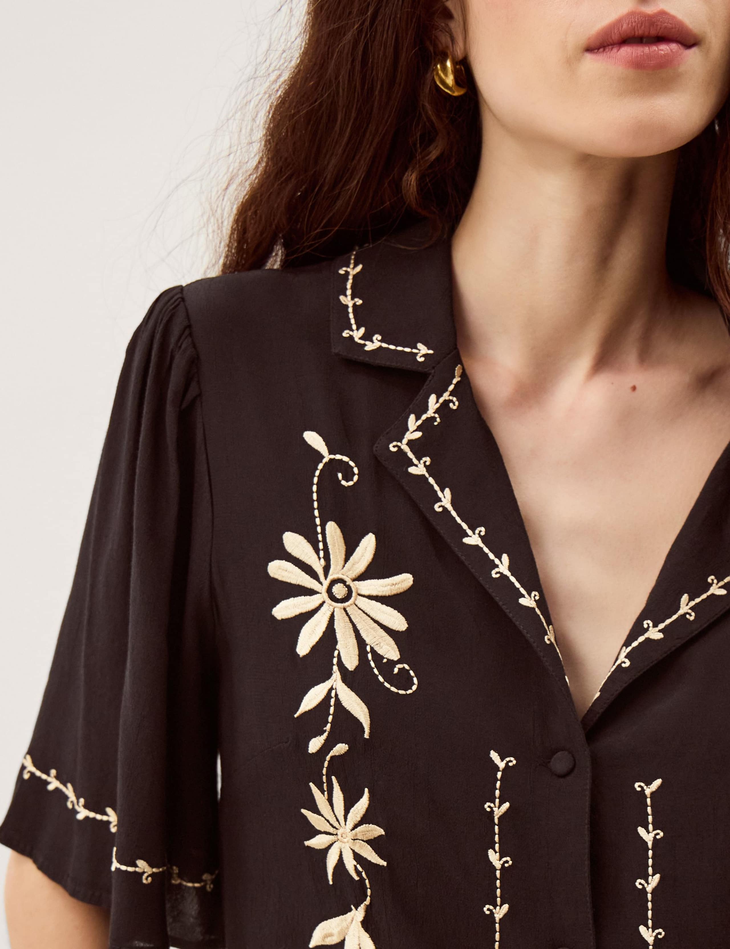 Floral Embroidered Shirt 5 of 5