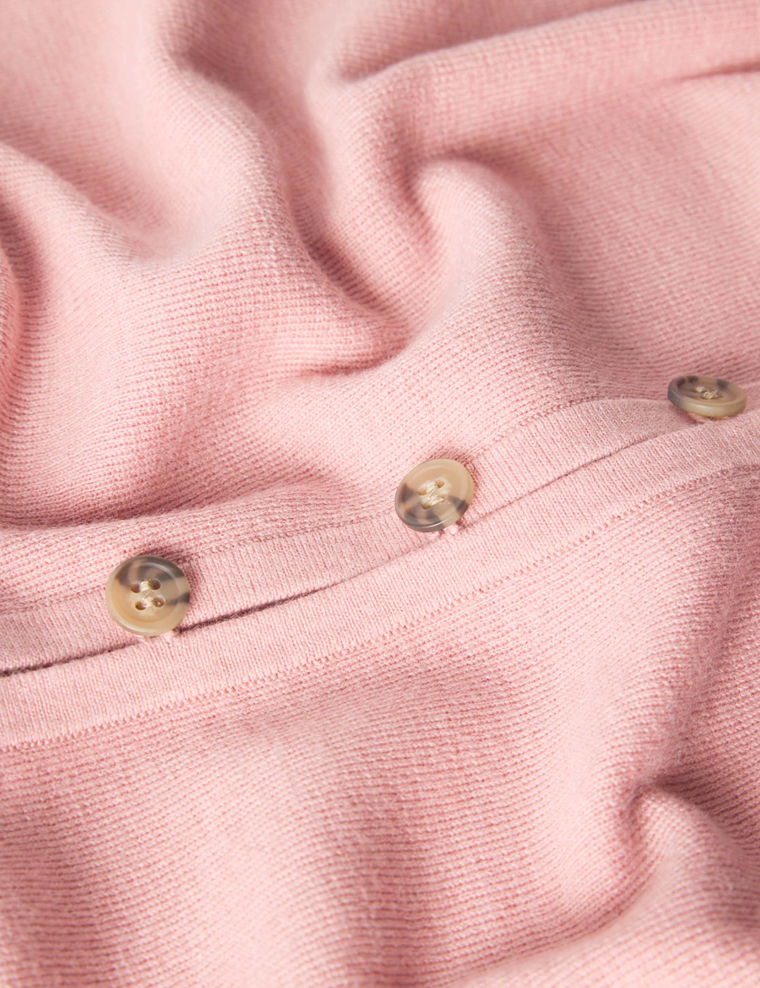 Cotton Rich Button Front V-Neck Cardigan 3 of 7