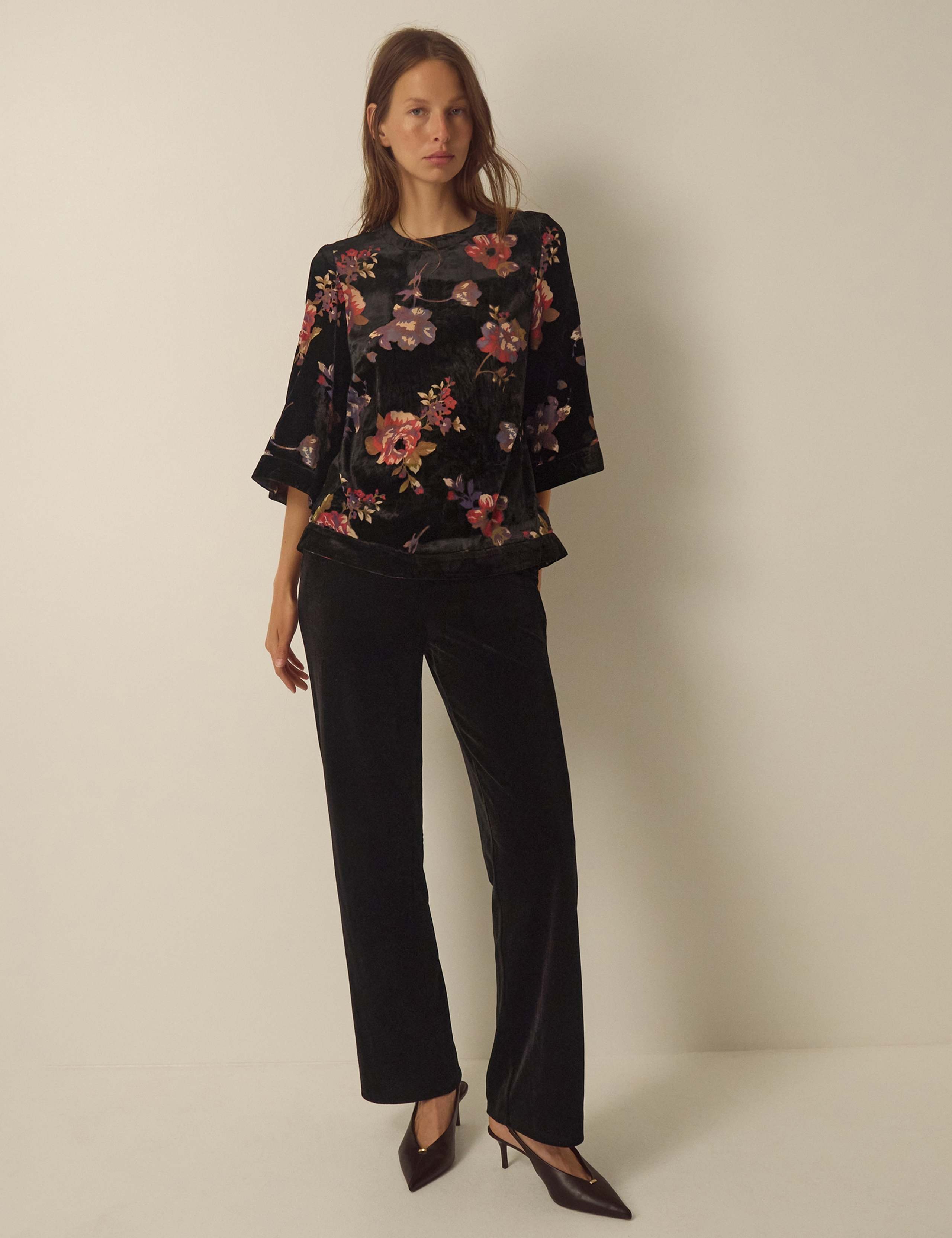 Printed Round Neck Top 3 of 4
