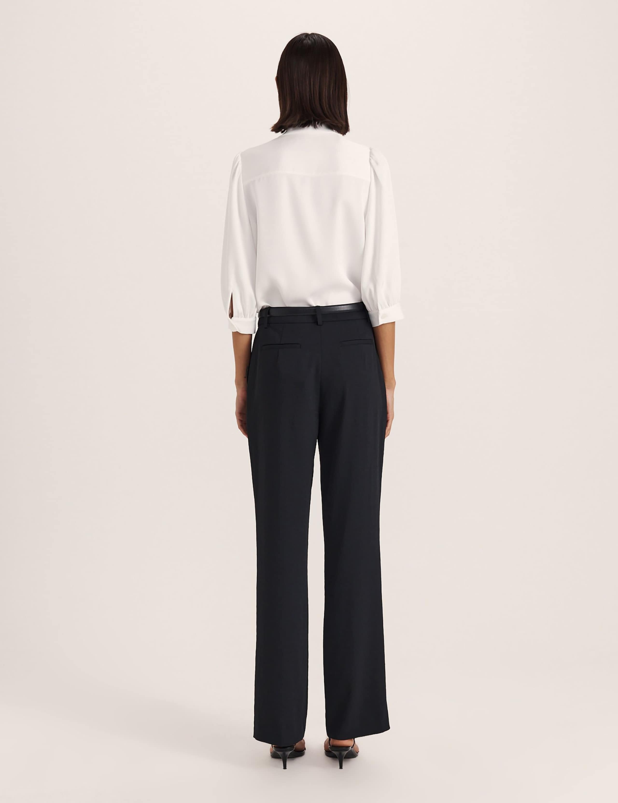 Pintuck Wide Leg Trousers 5 of 6