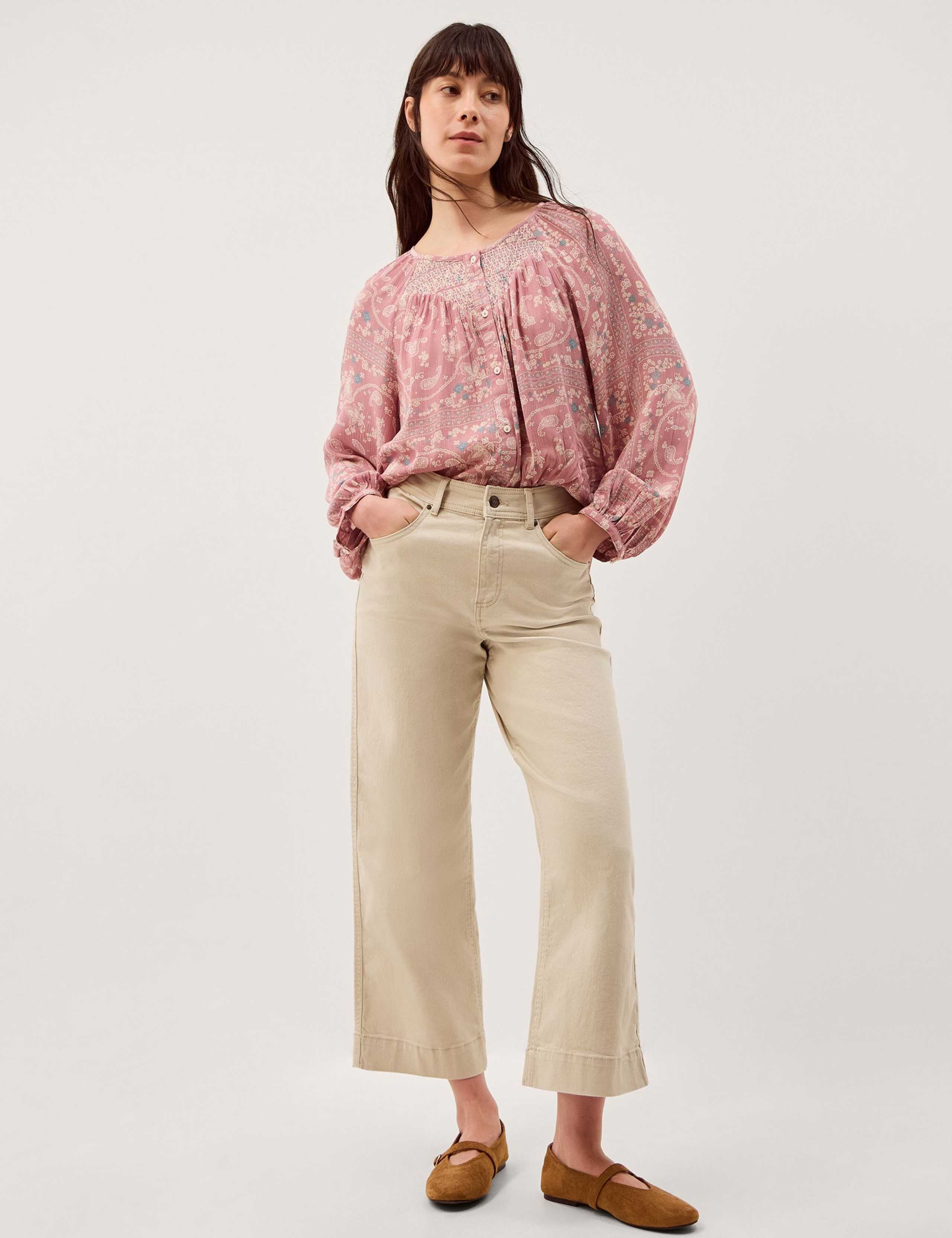 Paisley Print Button Through Blouse 5 of 5