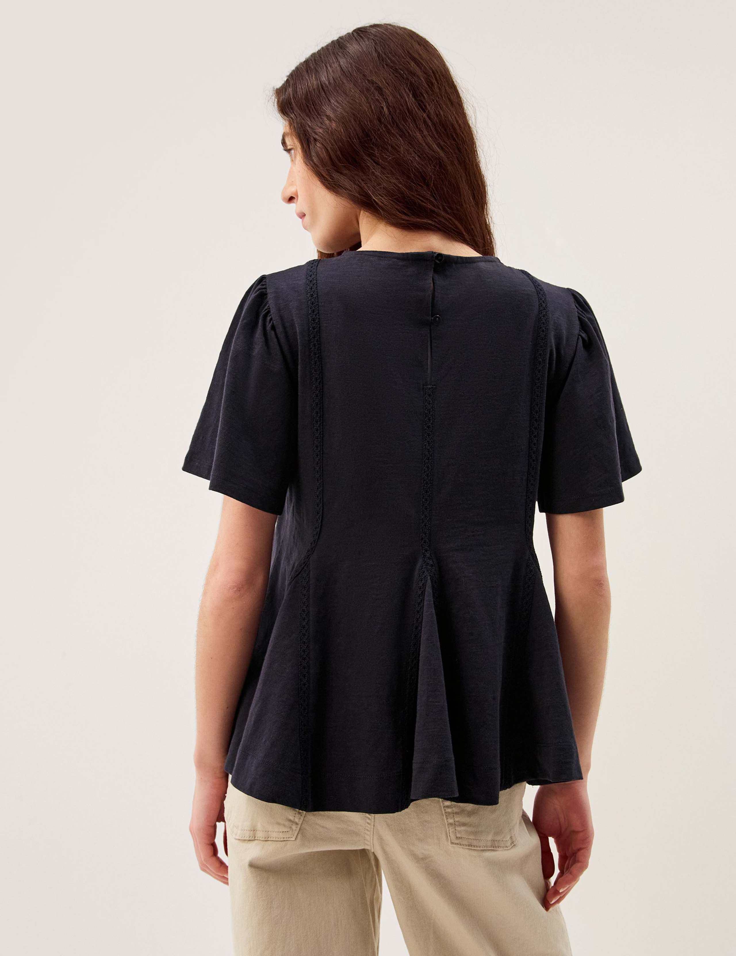 Pure Cotton Peplum Top 2 of 4