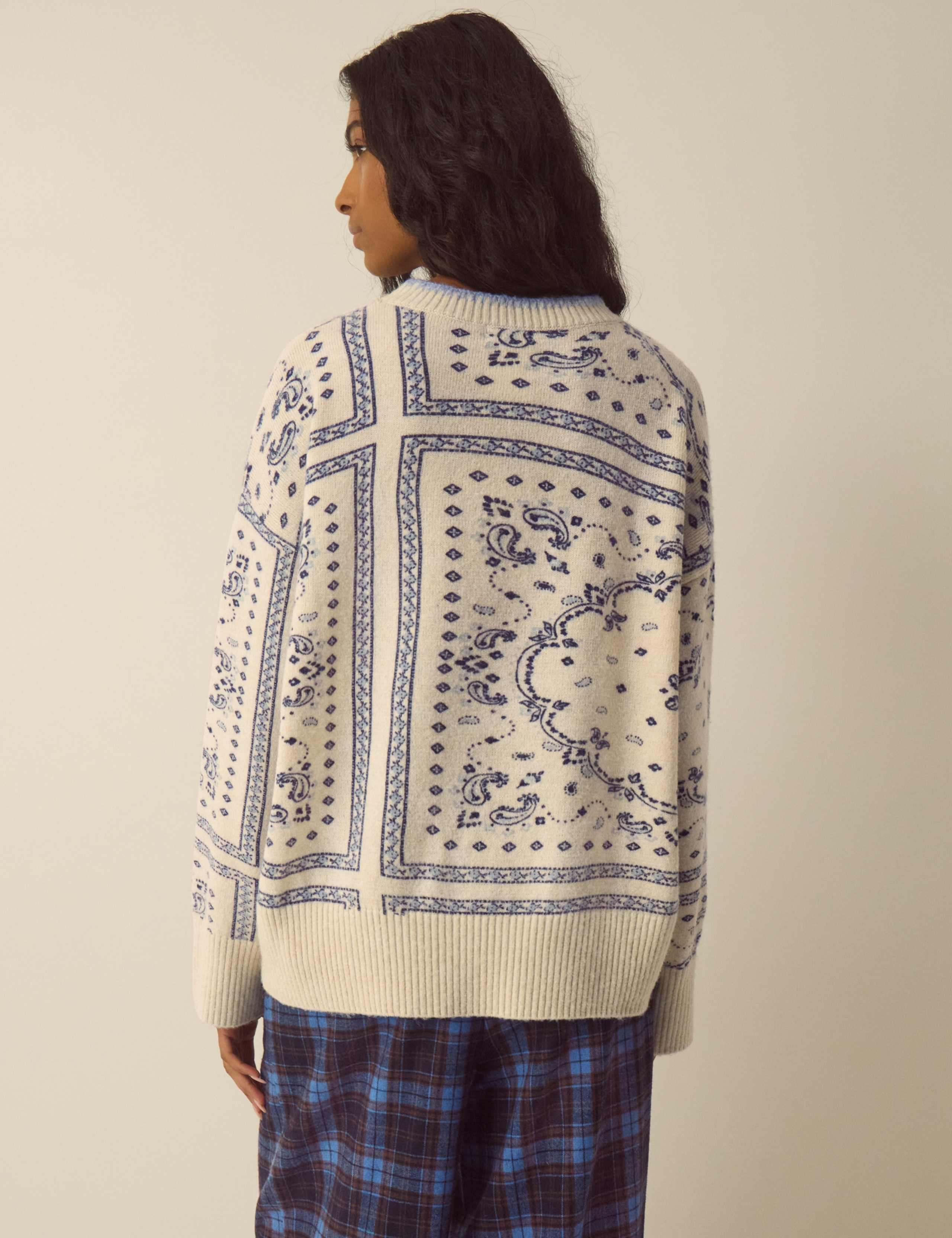 Paisley Crew Neck Jumper 2 of 4