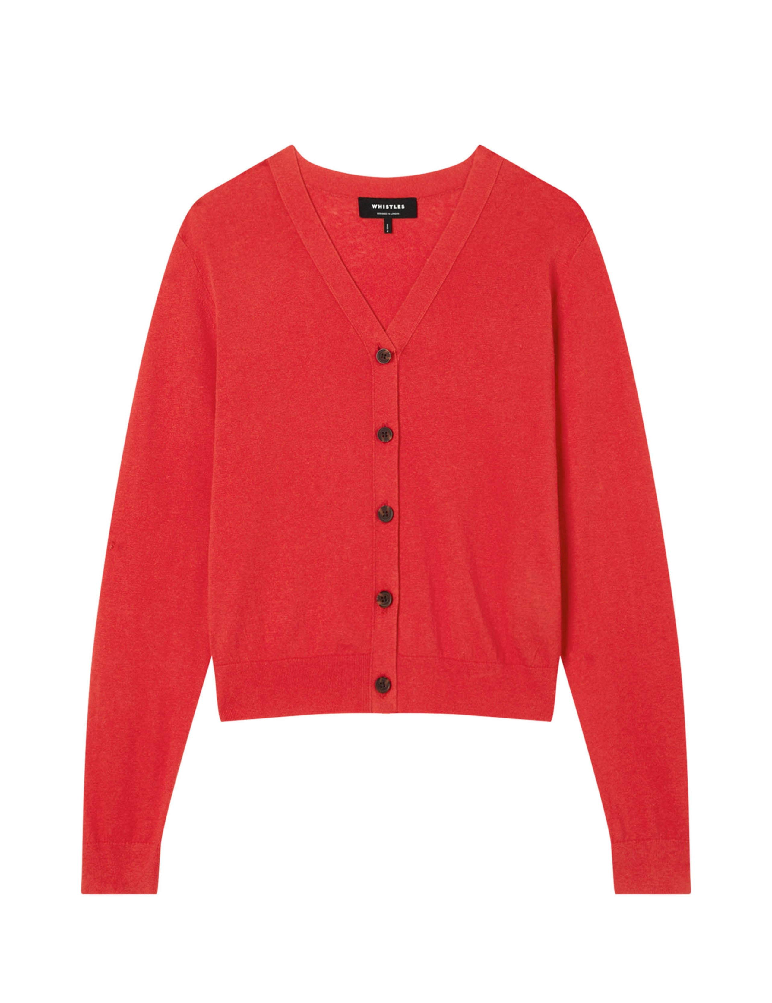 Pure Linen V-Neck Button Front Cardigan 2 of 7