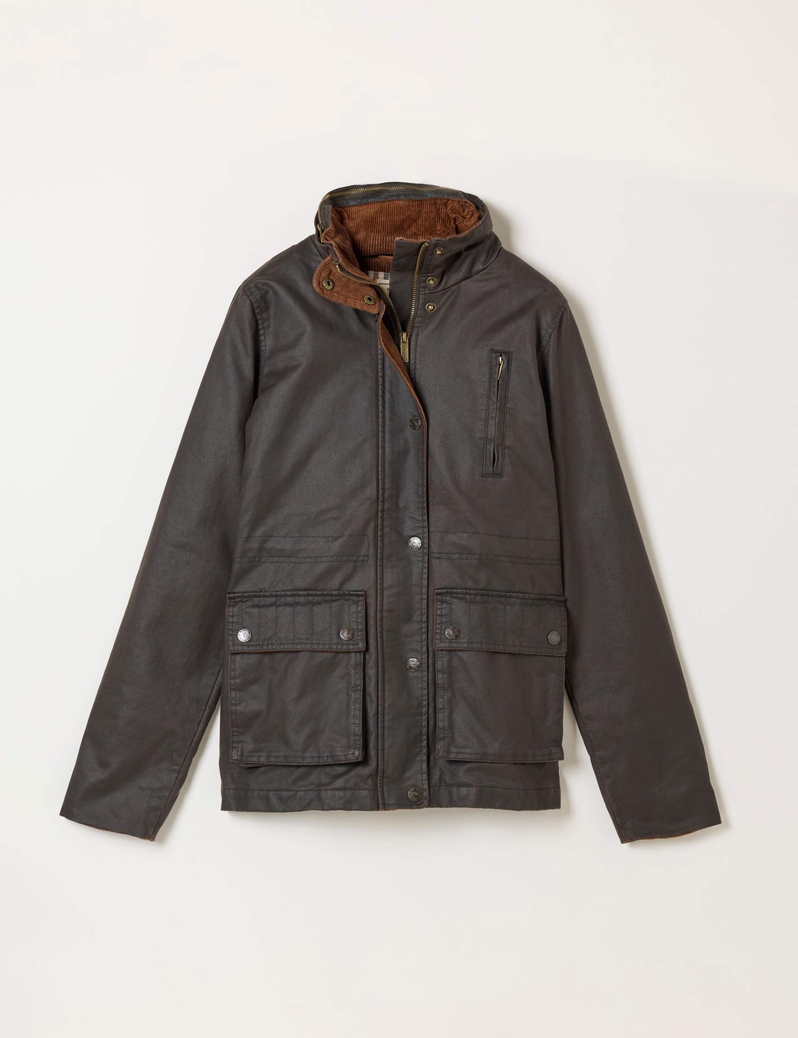 Cotton Rich Hooded Utility Jacket 2 of 6