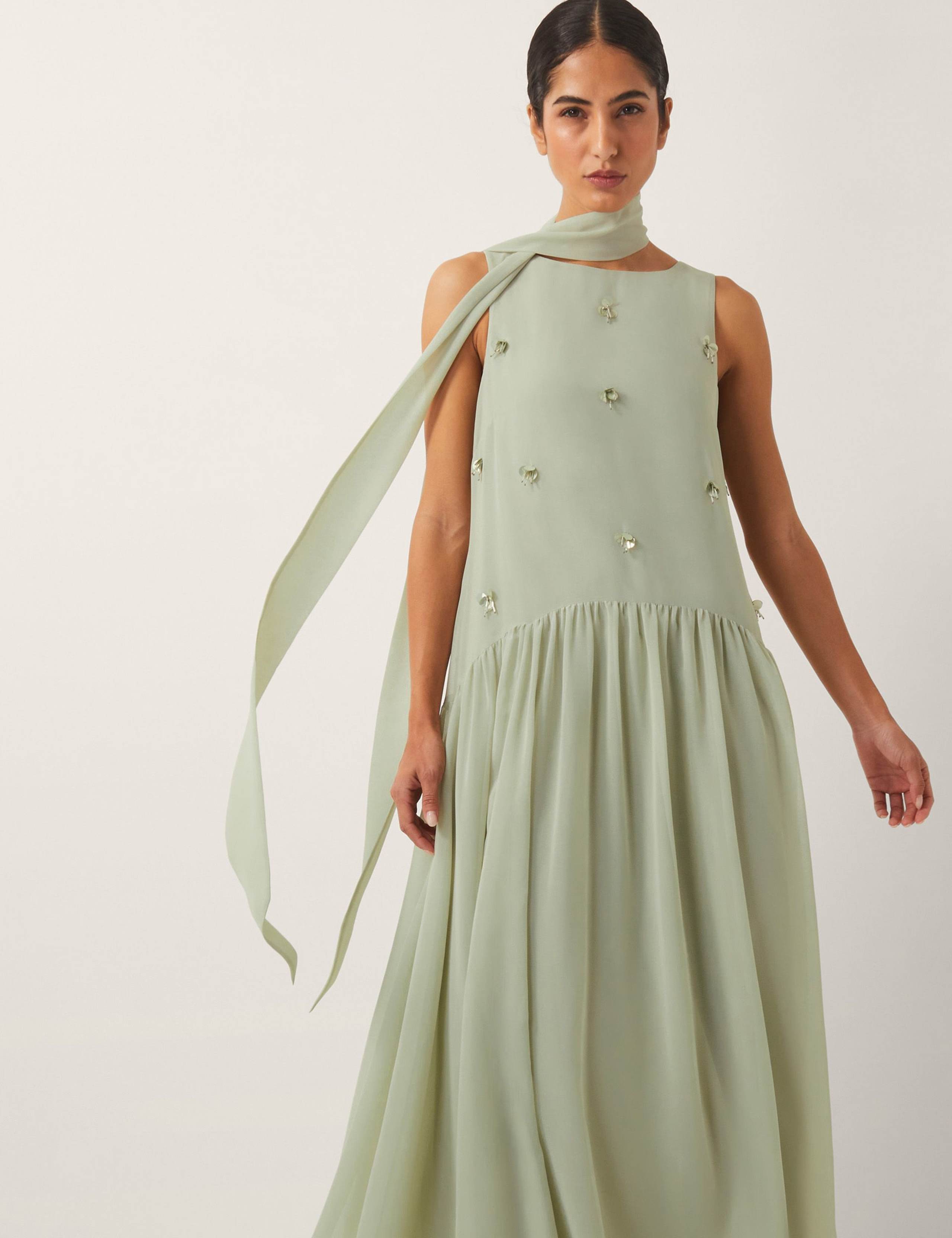 Embellished Maxi Swing Dress 3 of 5