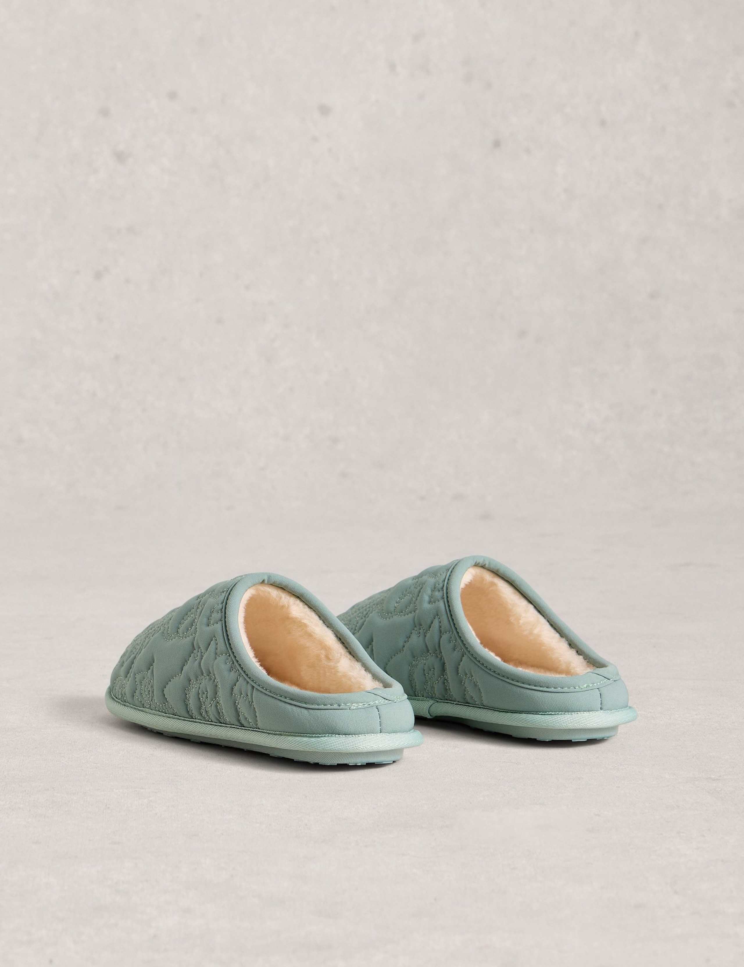 Quilted Mule Slippers 4 of 4