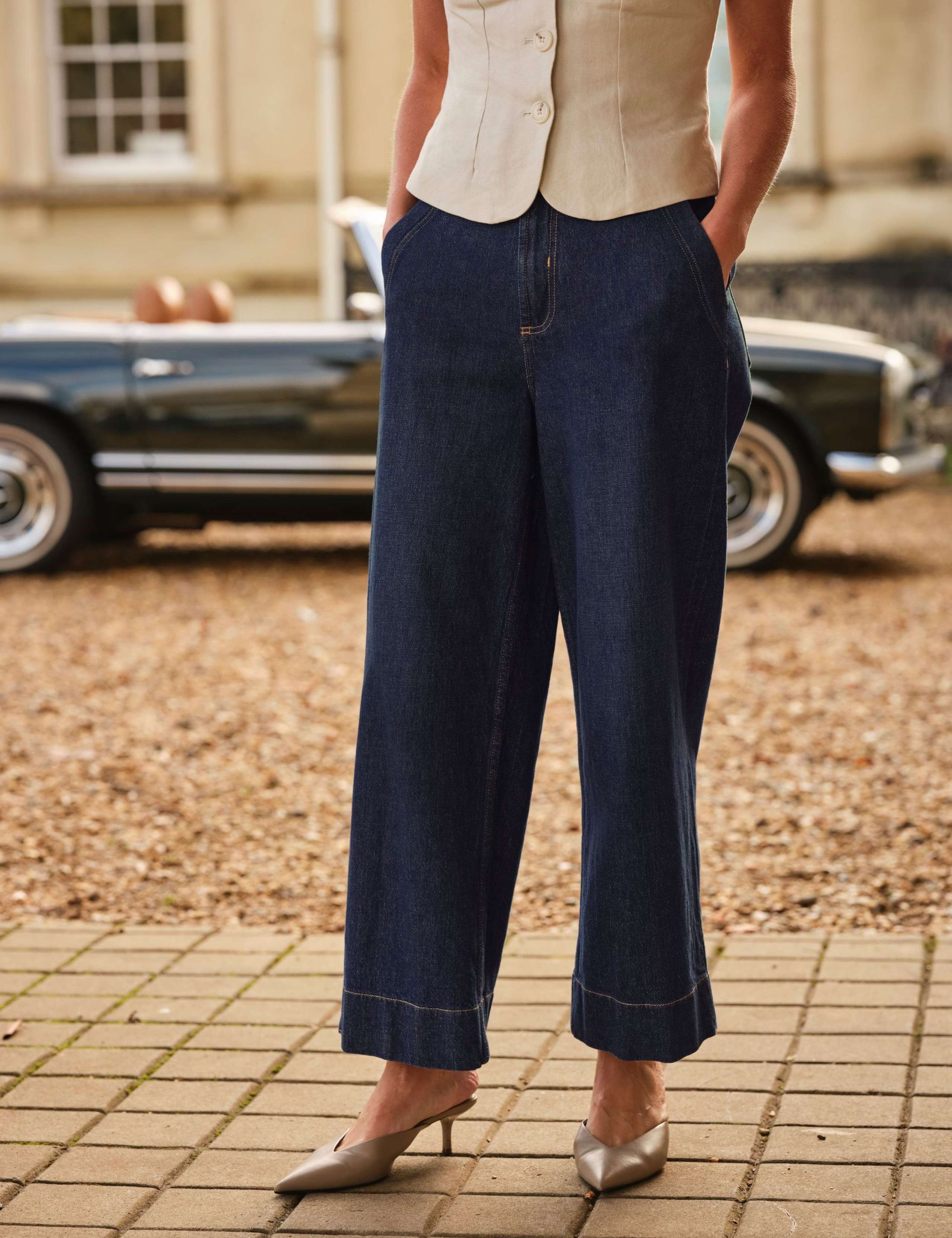 Wide Leg Cropped Jeans 6 of 6