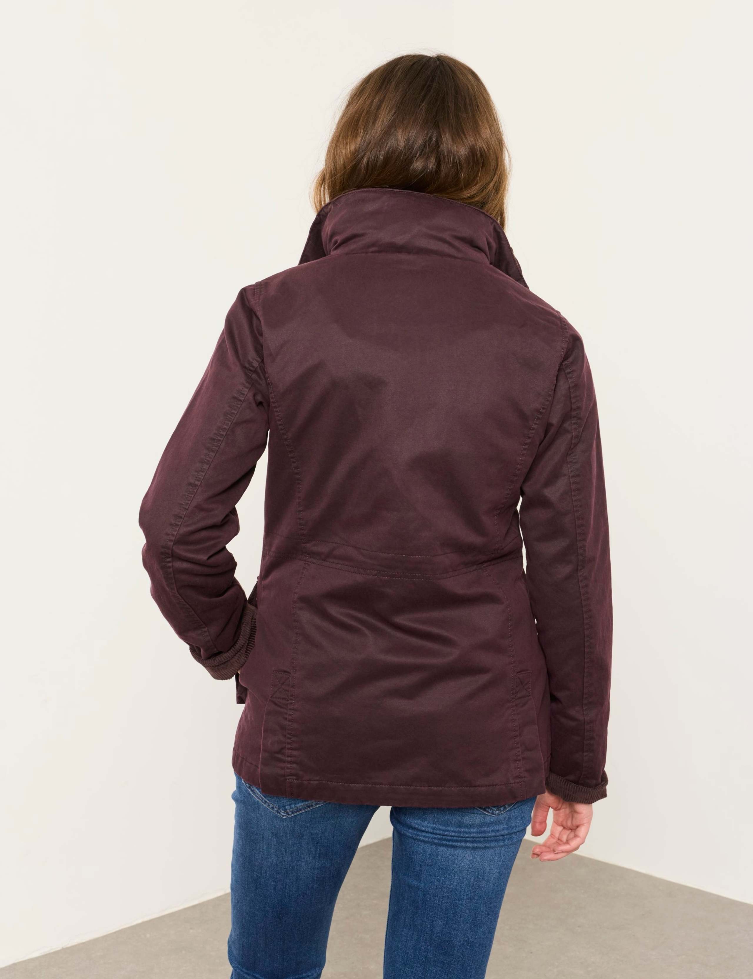 Cotton Rich Funnel Neck Utility Jacket 5 of 6