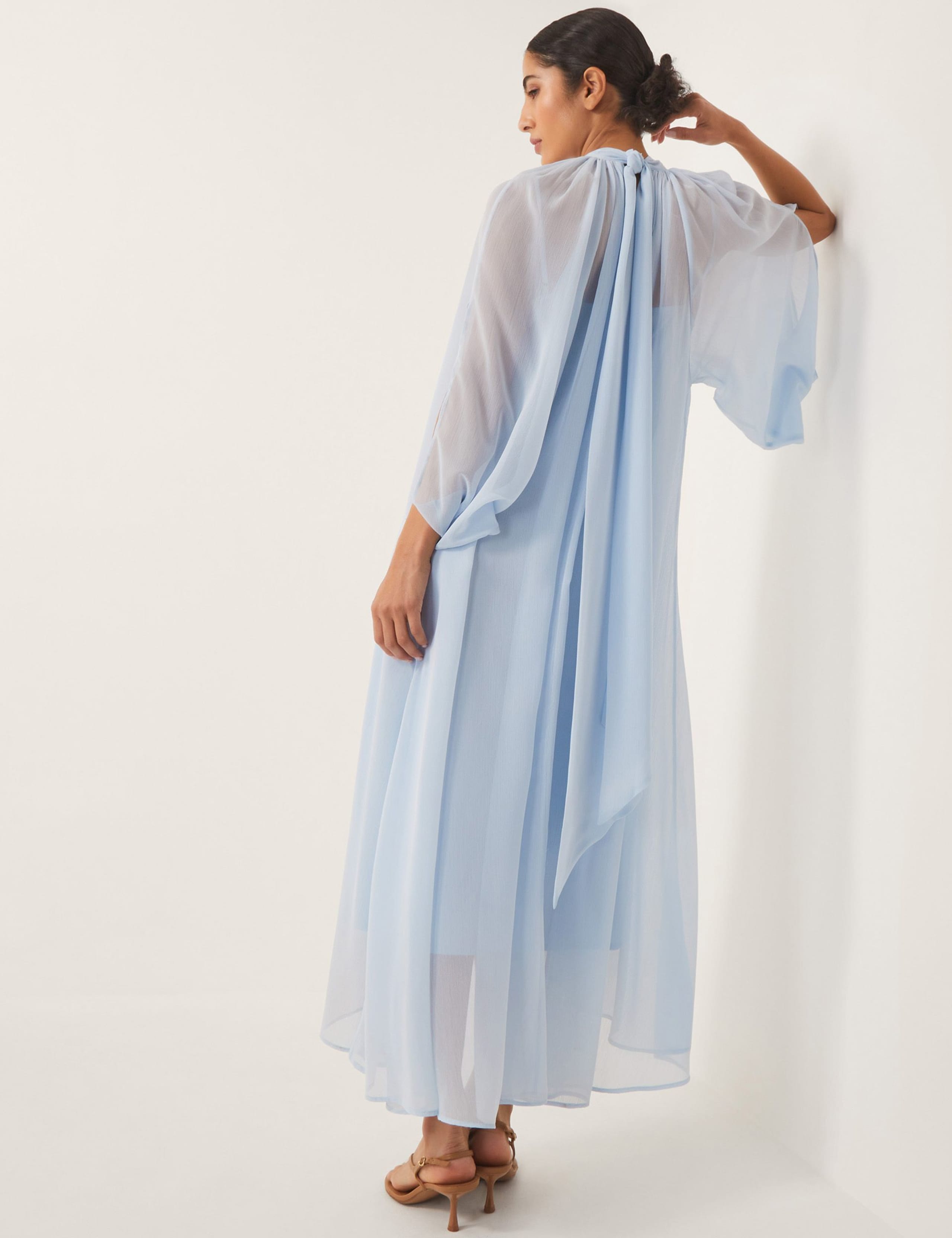 Chiffon High Neck Maxi Dress 4 of 6