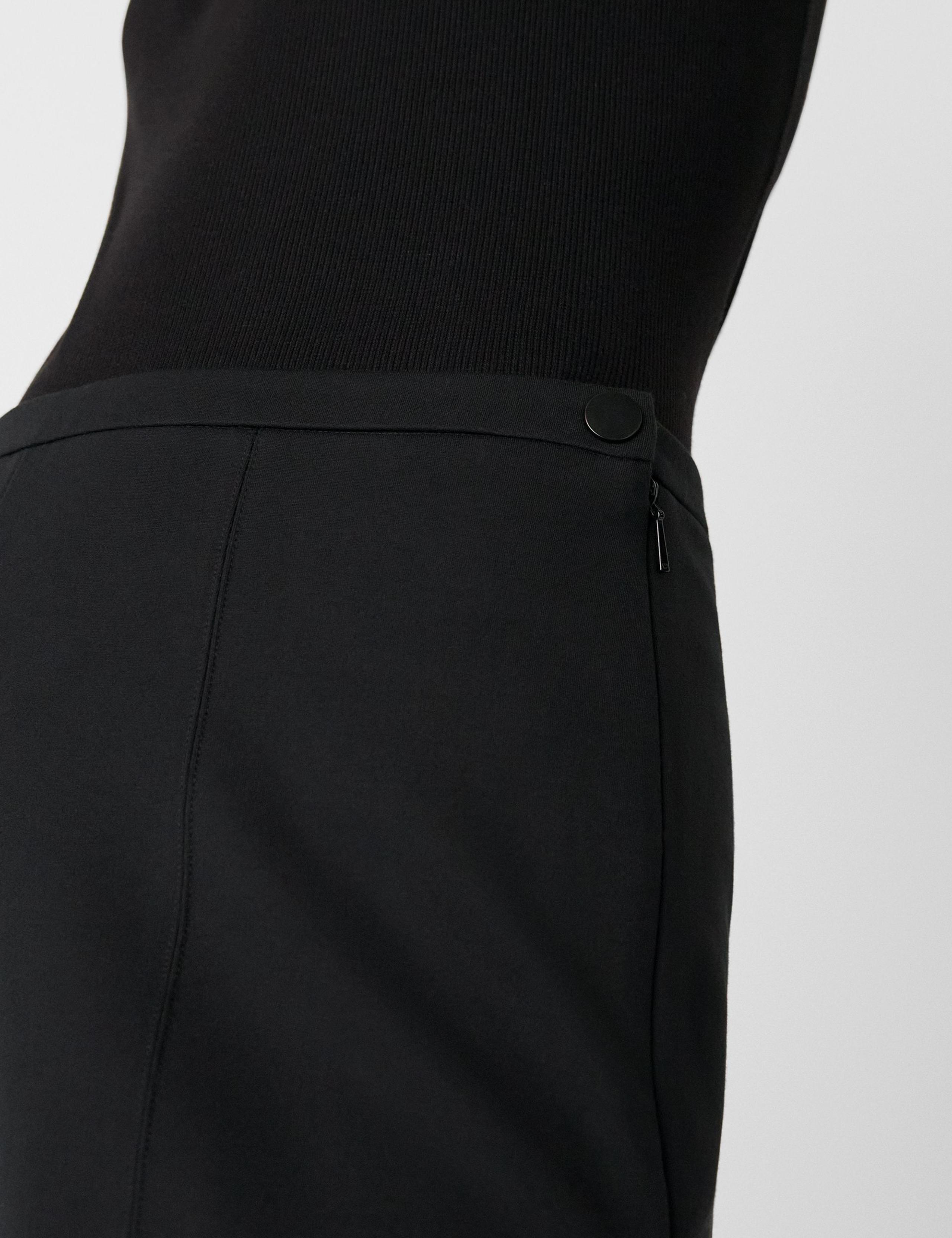 Jersey Side Zip Wide Leg Trousers 4 of 4