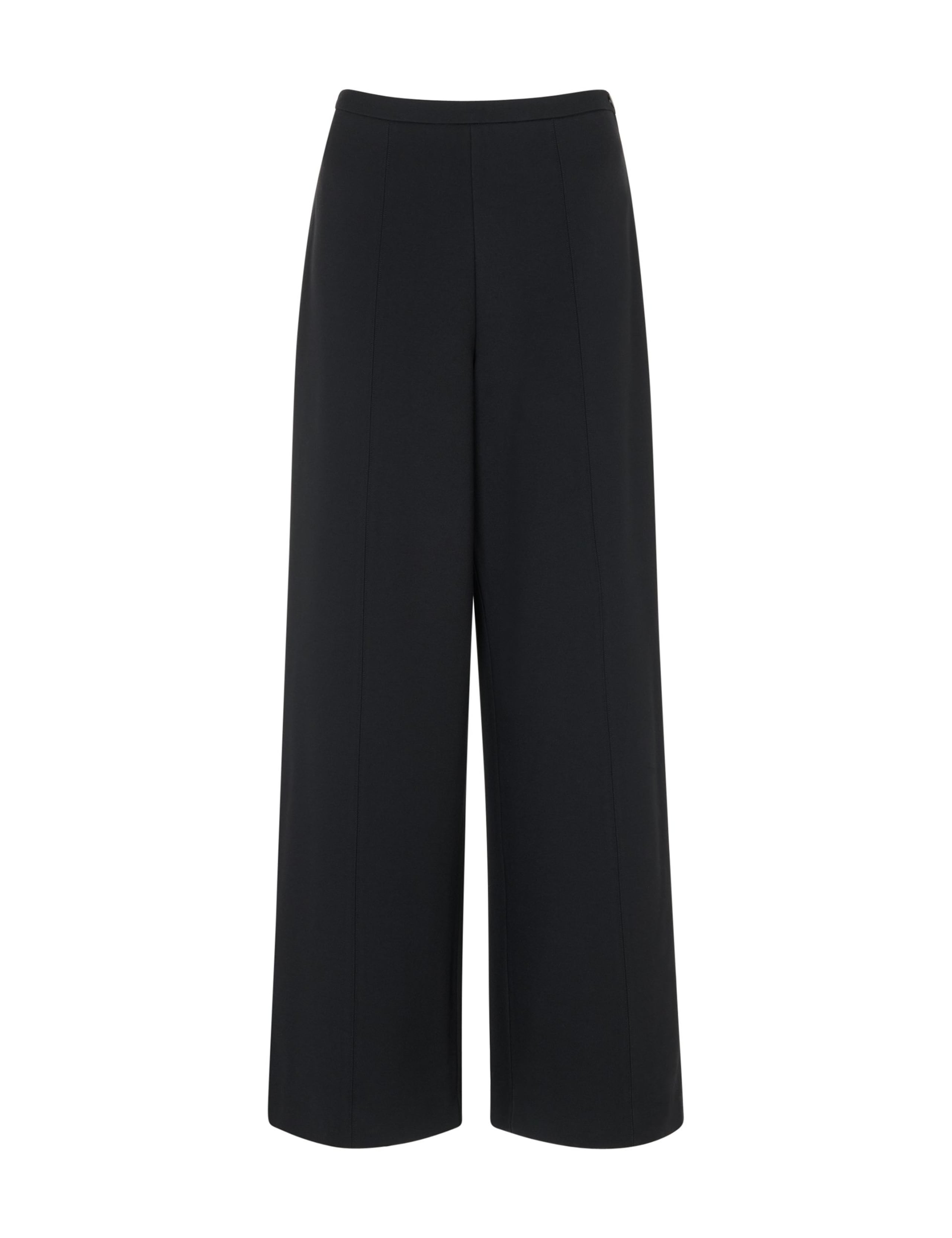 Petite Jersey Side Zip Wide Leg Trousers 2 of 4
