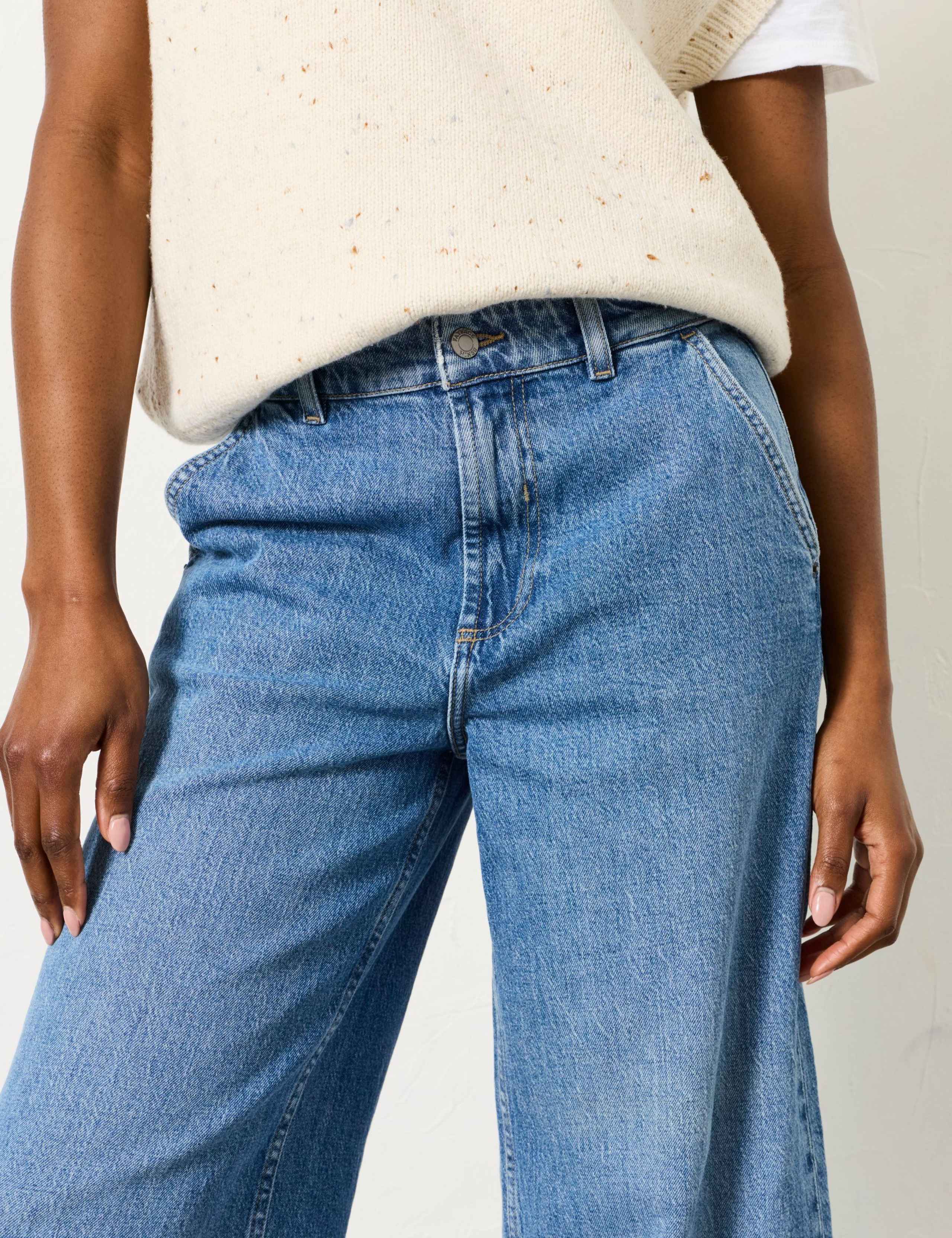 Wide Leg Cropped Jeans 5 of 6