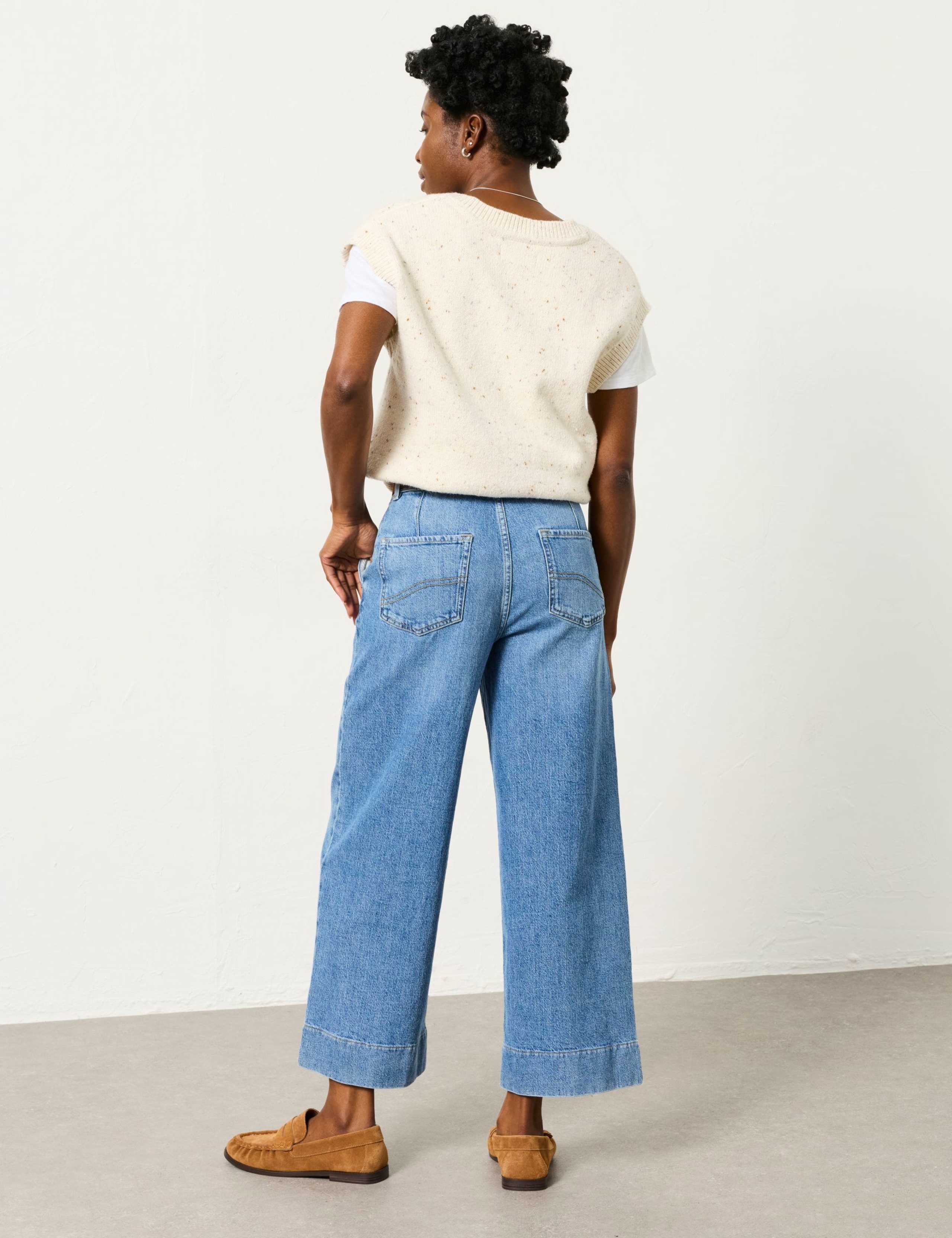 Wide Leg Cropped Jeans 6 of 6