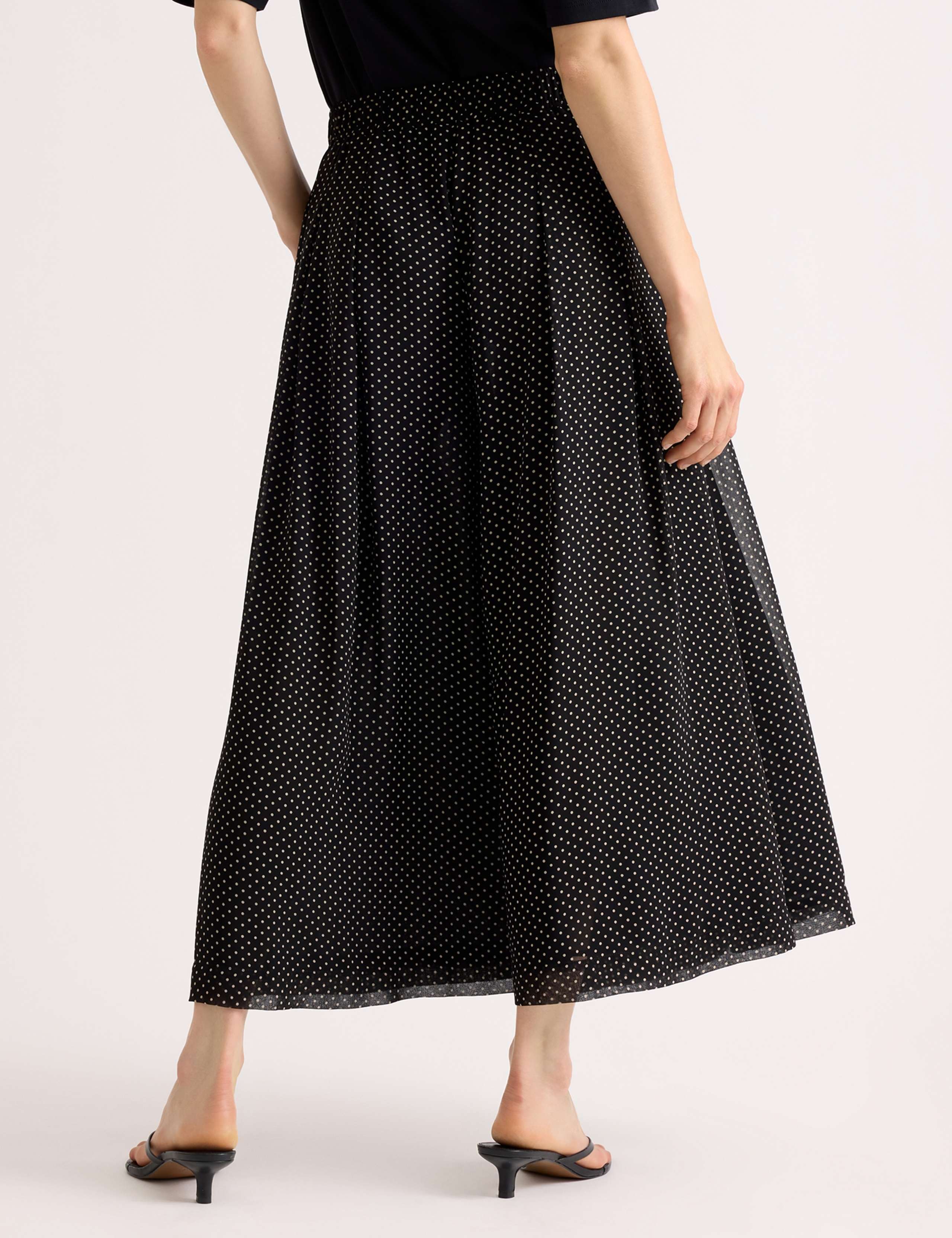 Polka Dot Wide Leg Culottes 3 of 5