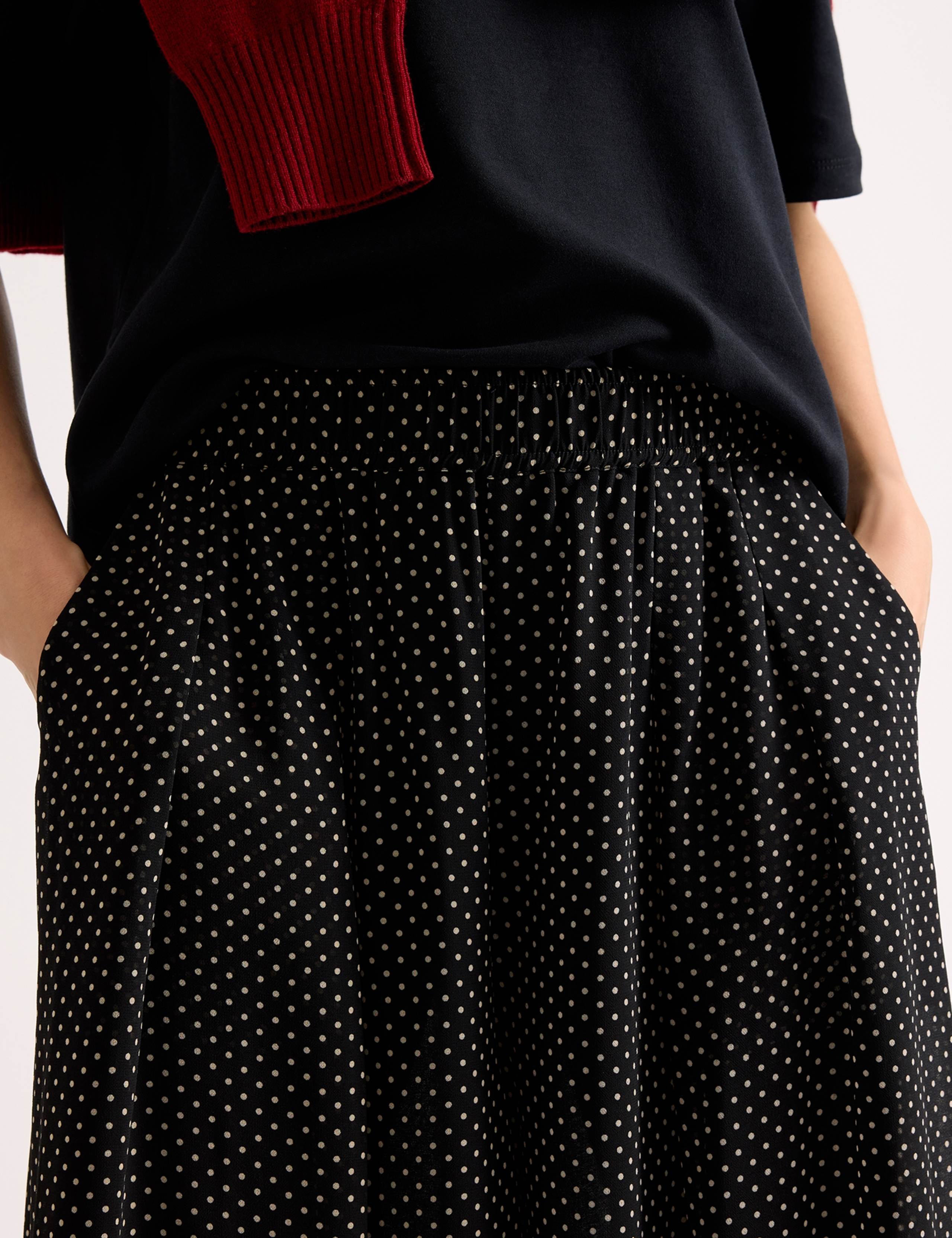 Polka Dot Wide Leg Culottes 4 of 5