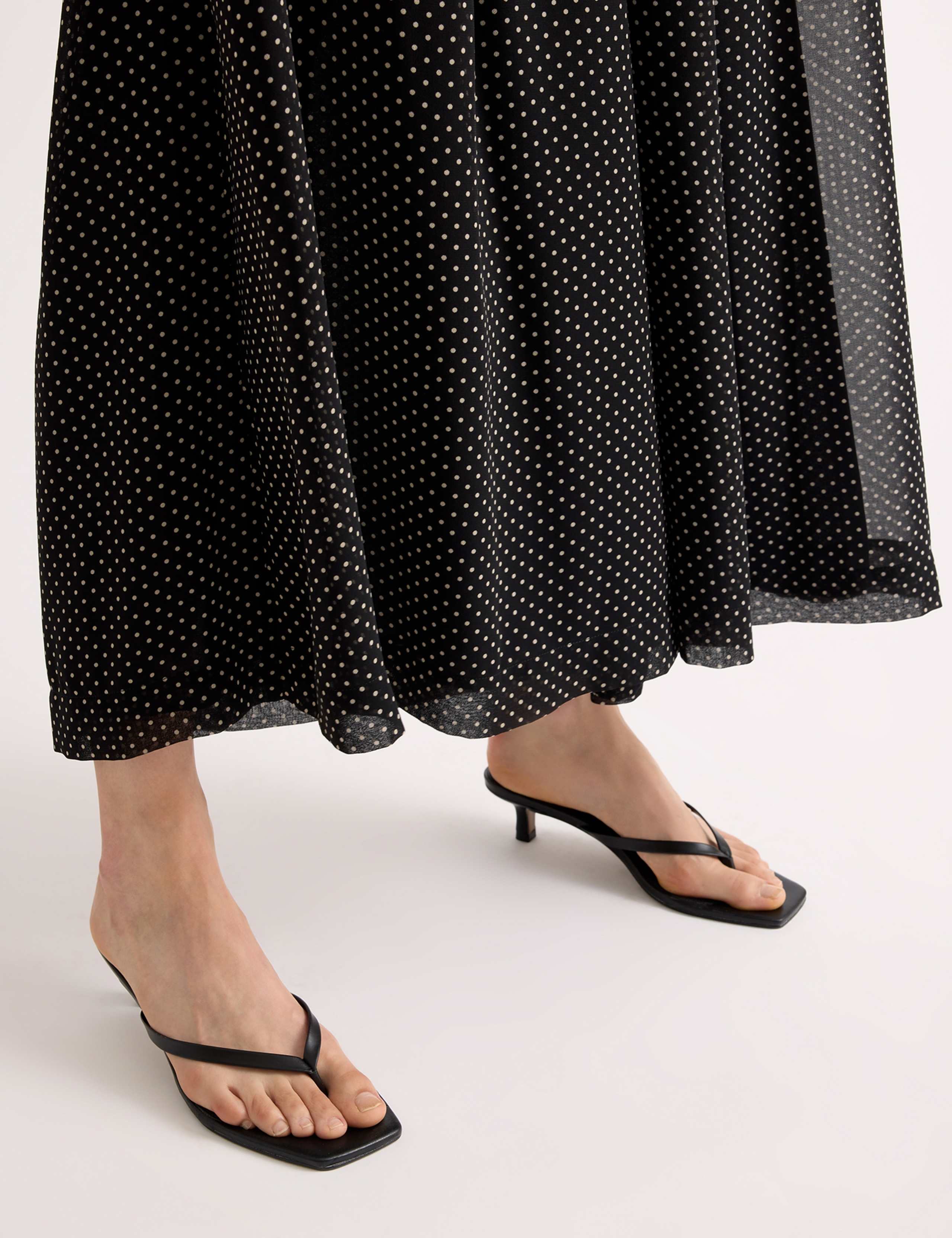 Polka Dot Wide Leg Culottes 5 of 5