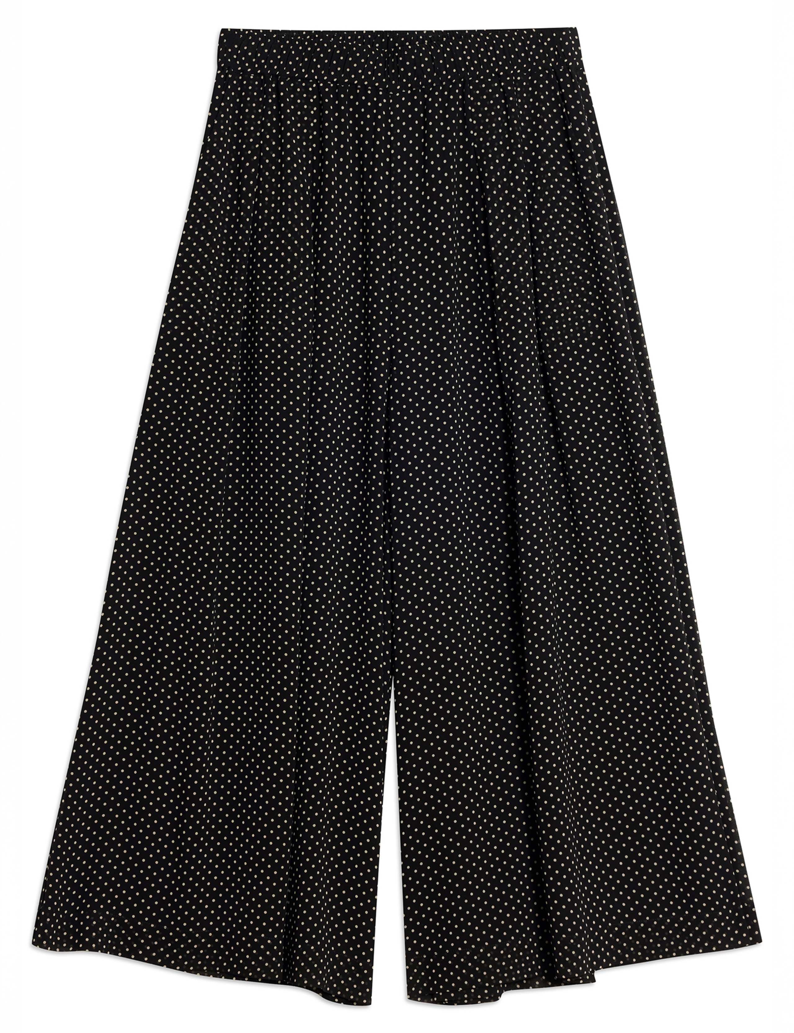 Polka Dot Wide Leg Culottes 2 of 5