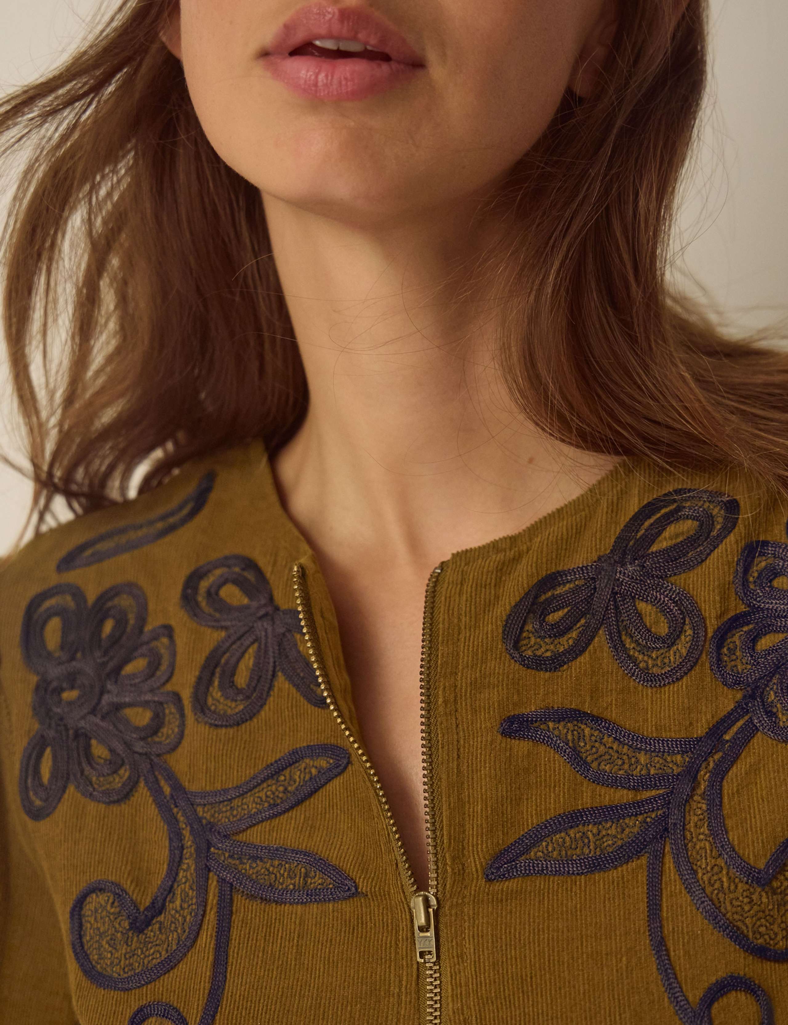 Cord Embroidered Midi Dress 4 of 4