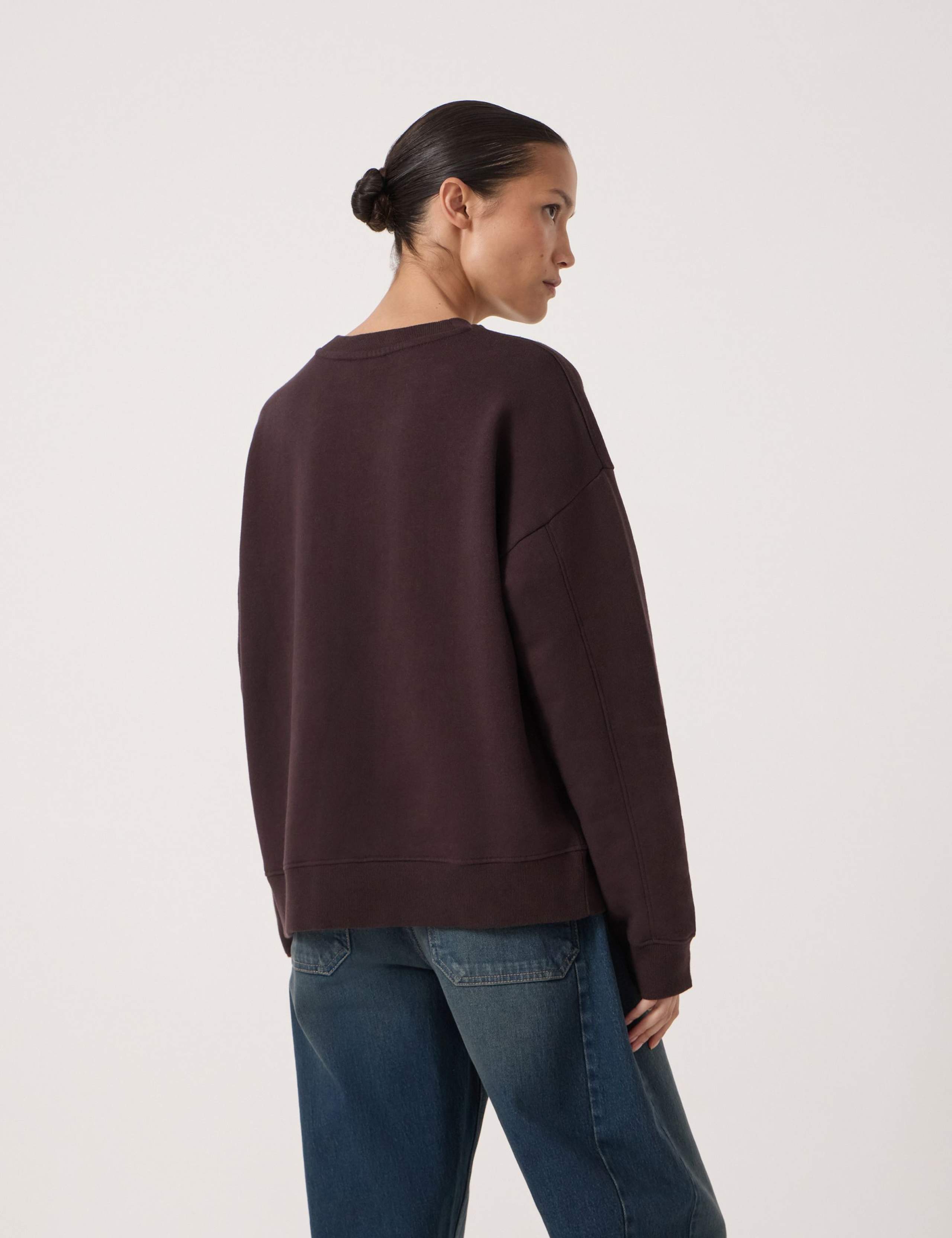 Pure Cotton Star Print Crew Neck Sweatshirt 5 of 5