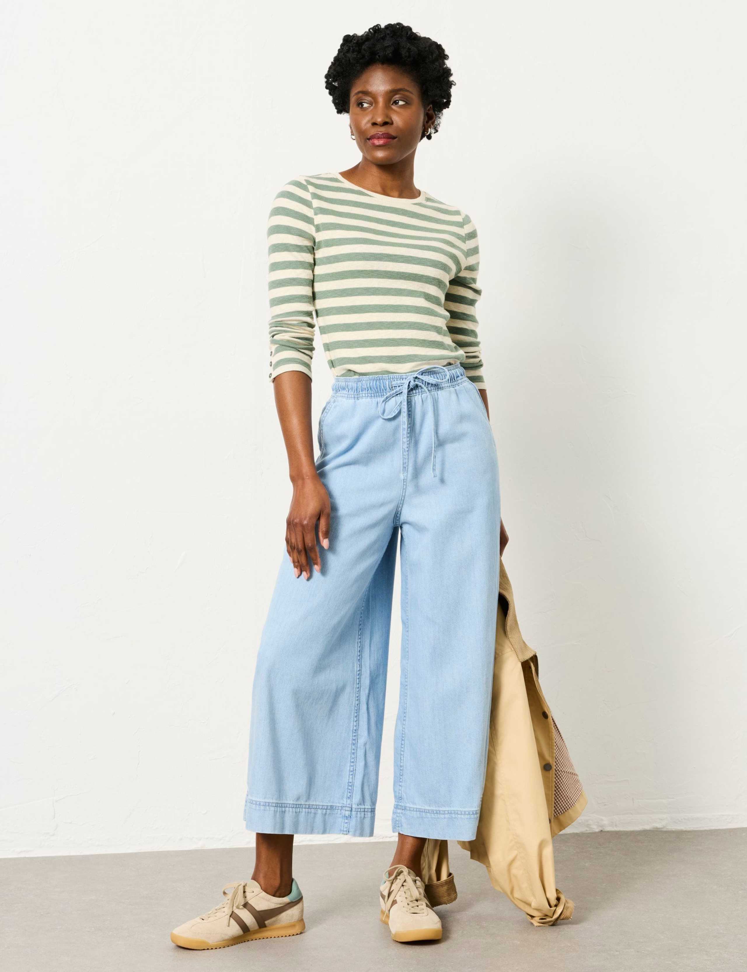 Wide Leg Ankle Grazer Jeans 3 of 7