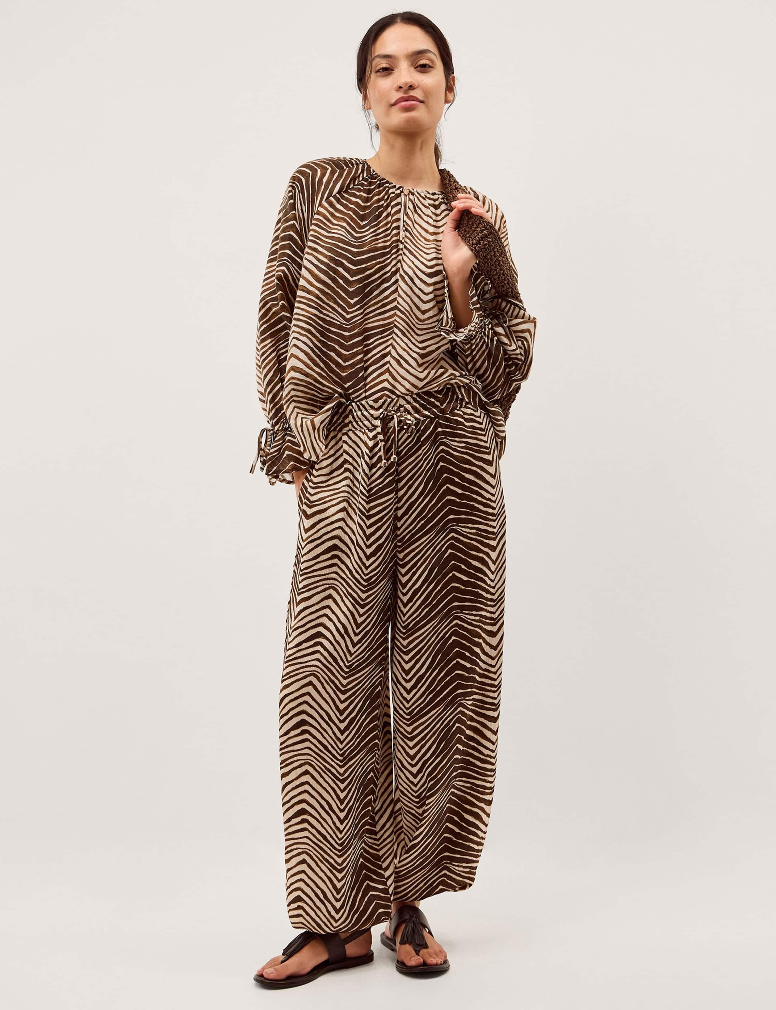 Tencel™ Rich Animal Print Blouse 3 of 5