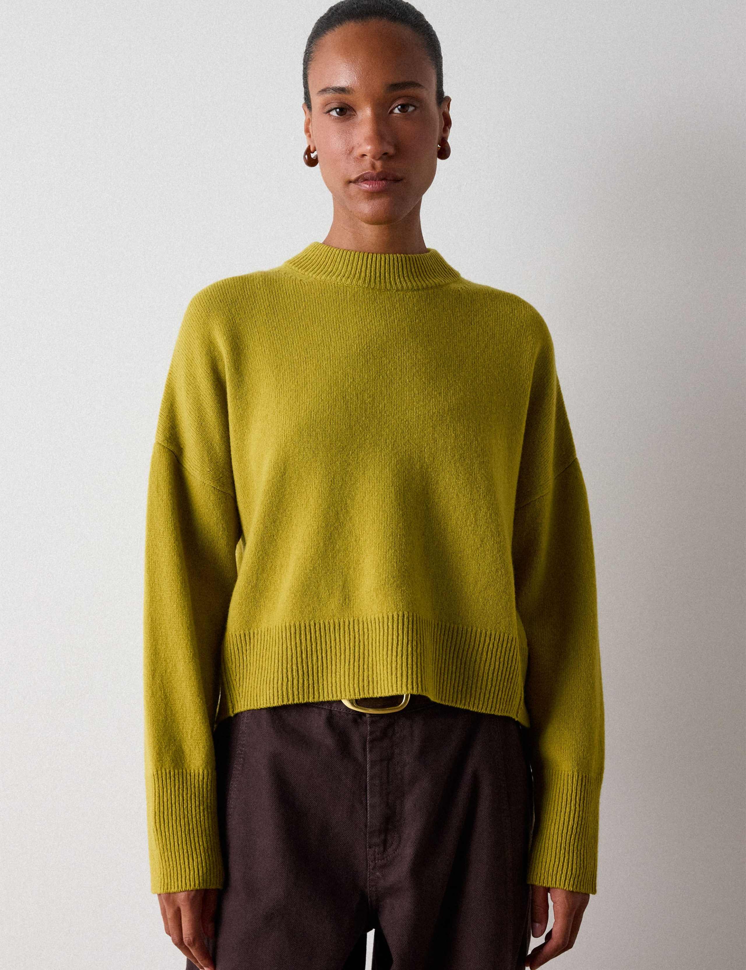 Pure Wool Seam Detail Knit 3 of 6