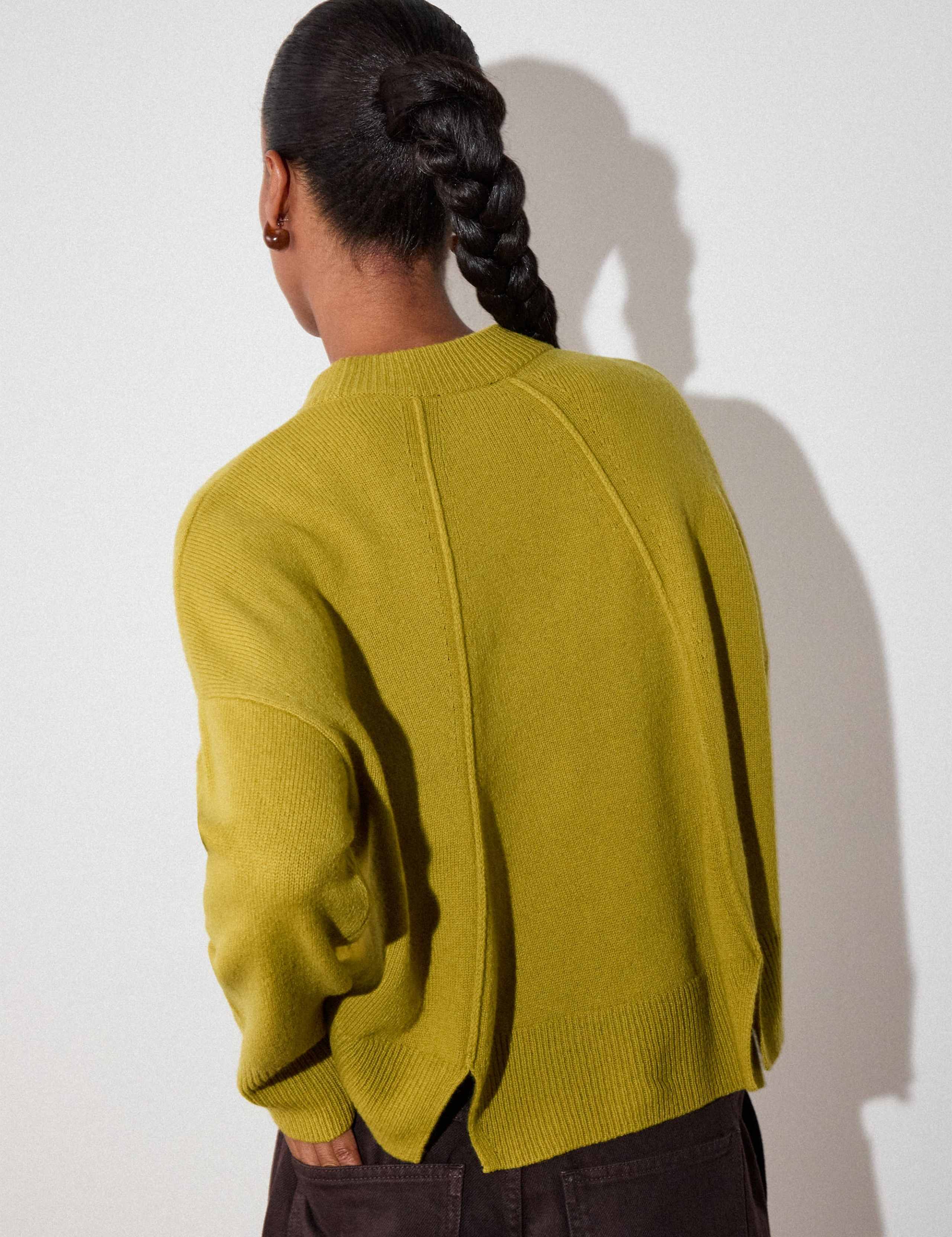 Pure Wool Seam Detail Knit 4 of 6