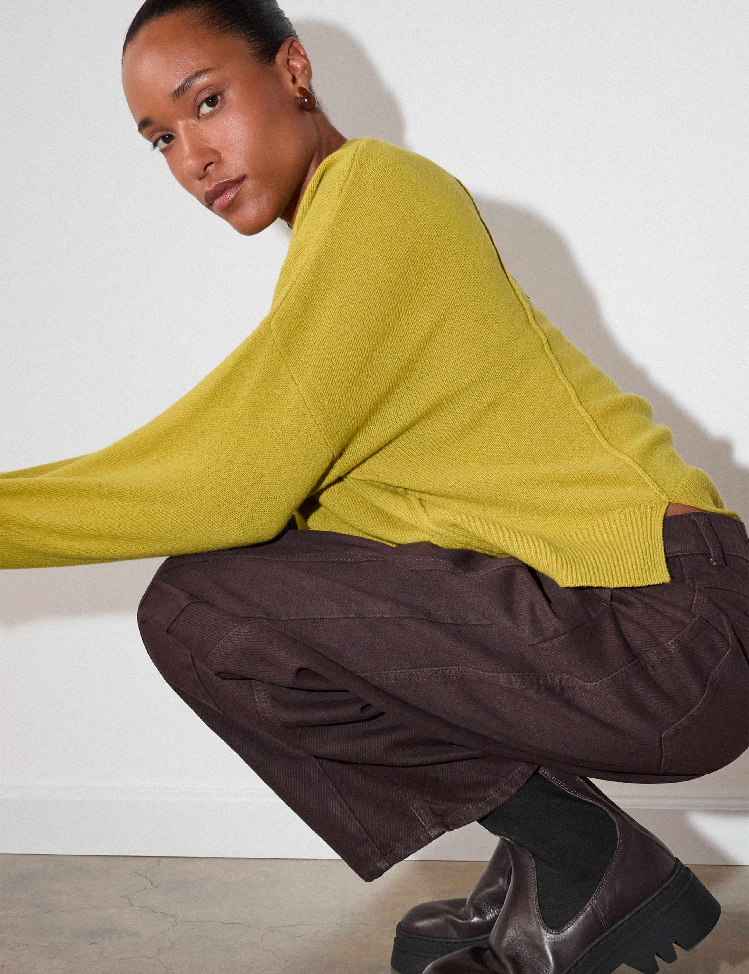 Pure Wool Seam Detail Knit 6 of 6