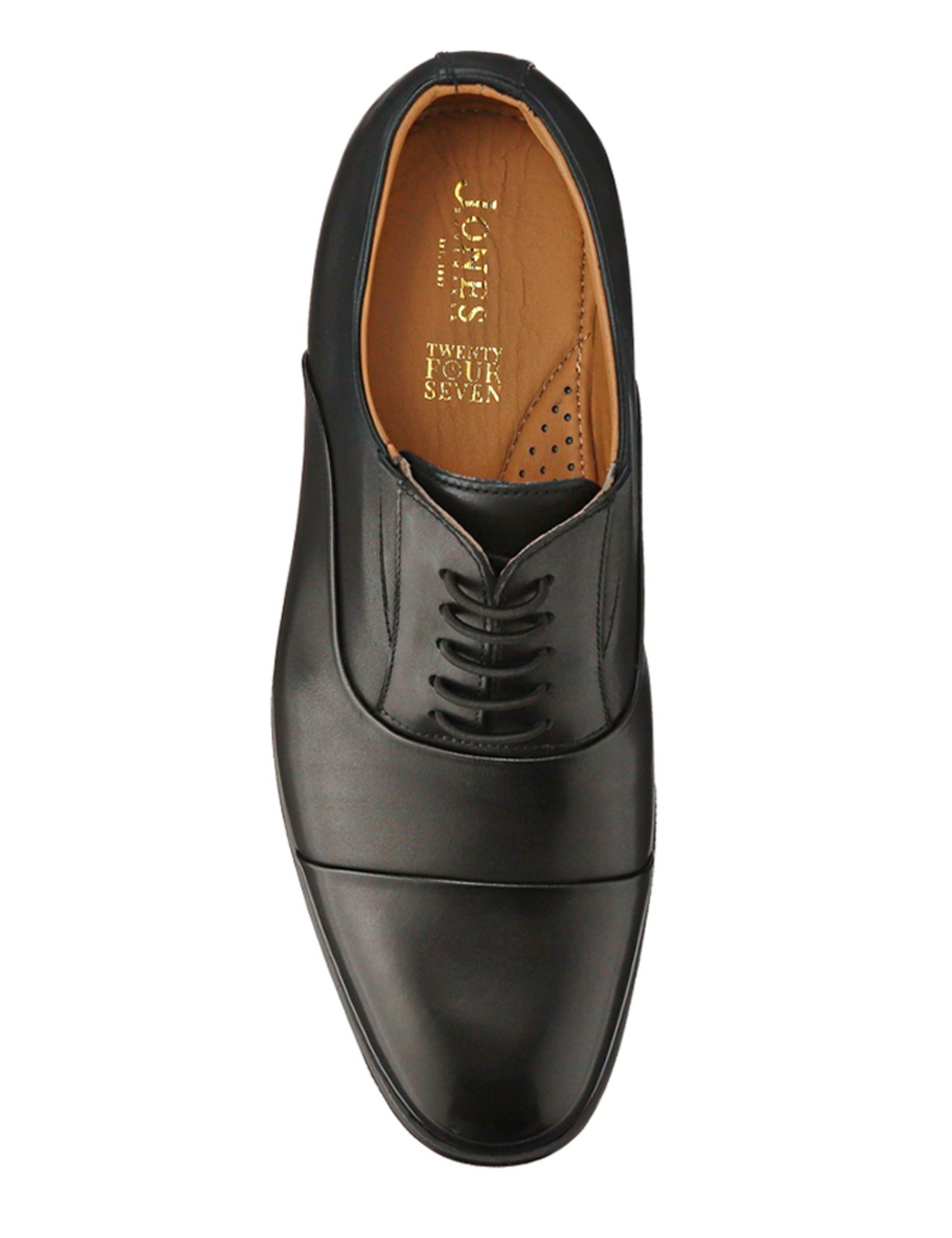 Wide Fit Leather Pull-on Oxford Shoes 3 of 6