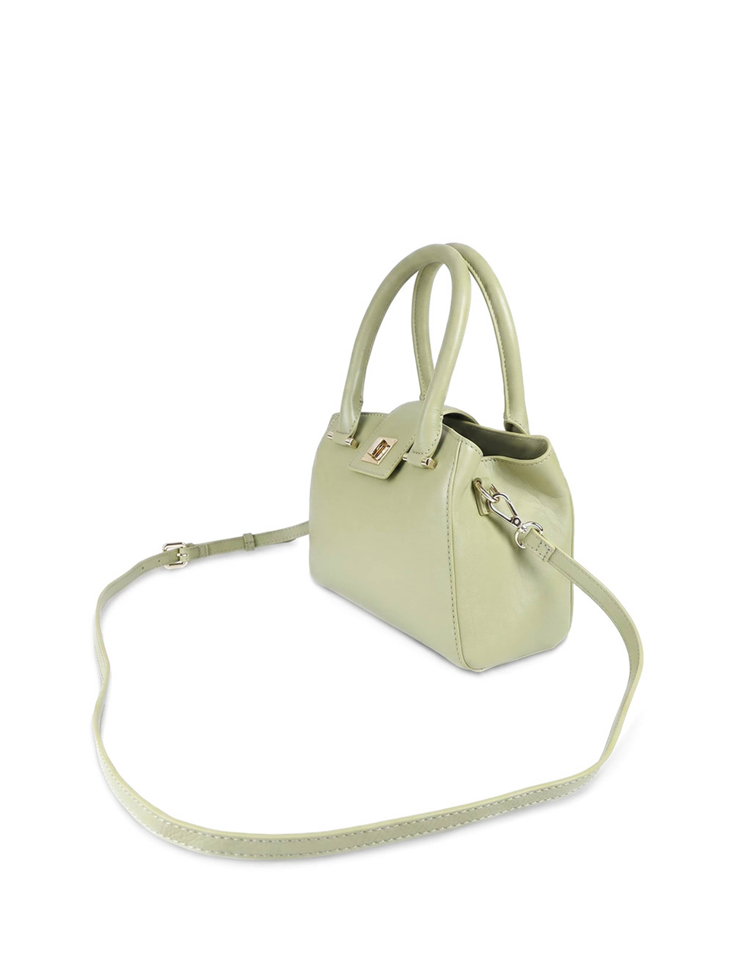 Leather Top Handle Bag 2 of 6
