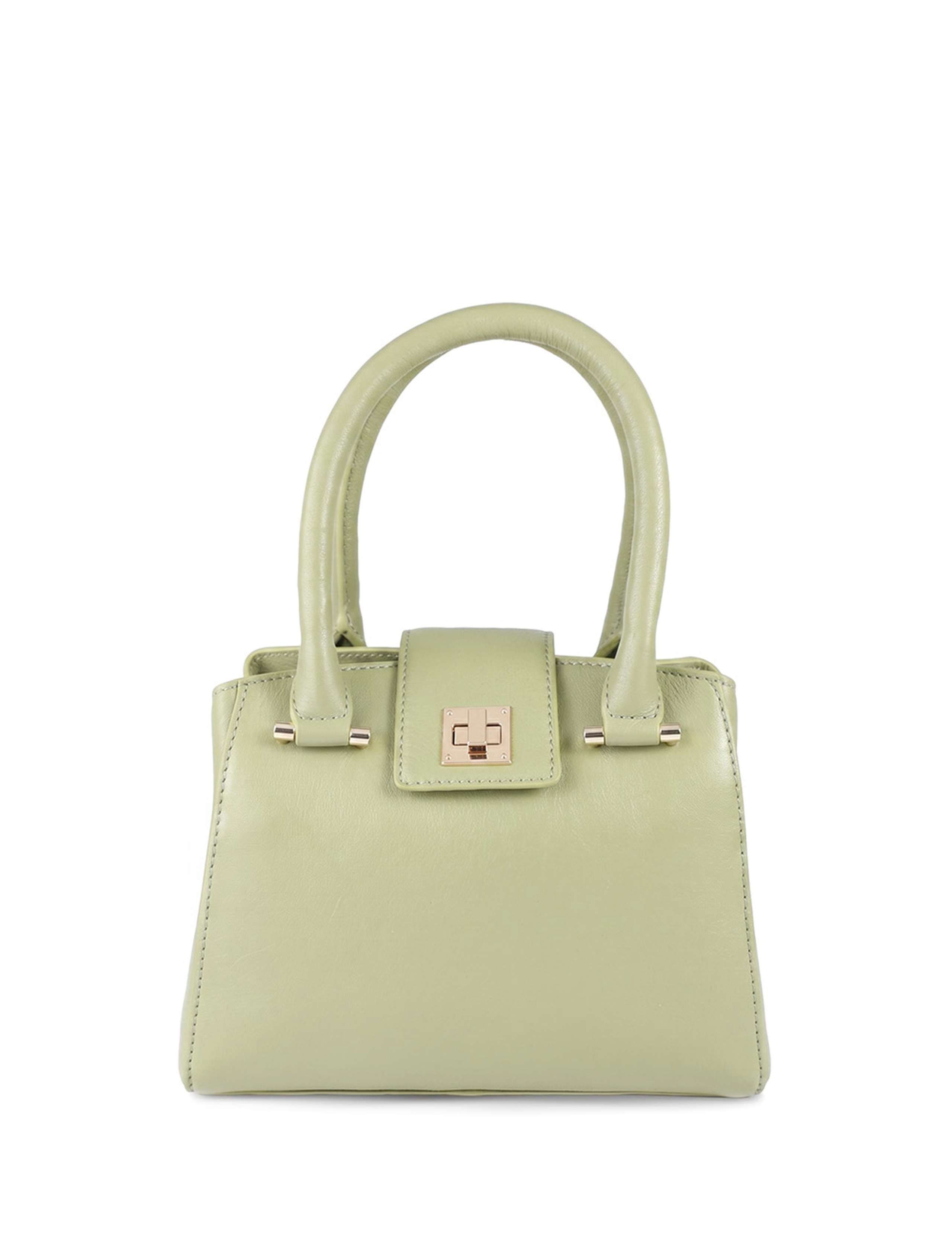 Leather Top Handle Bag 3 of 6