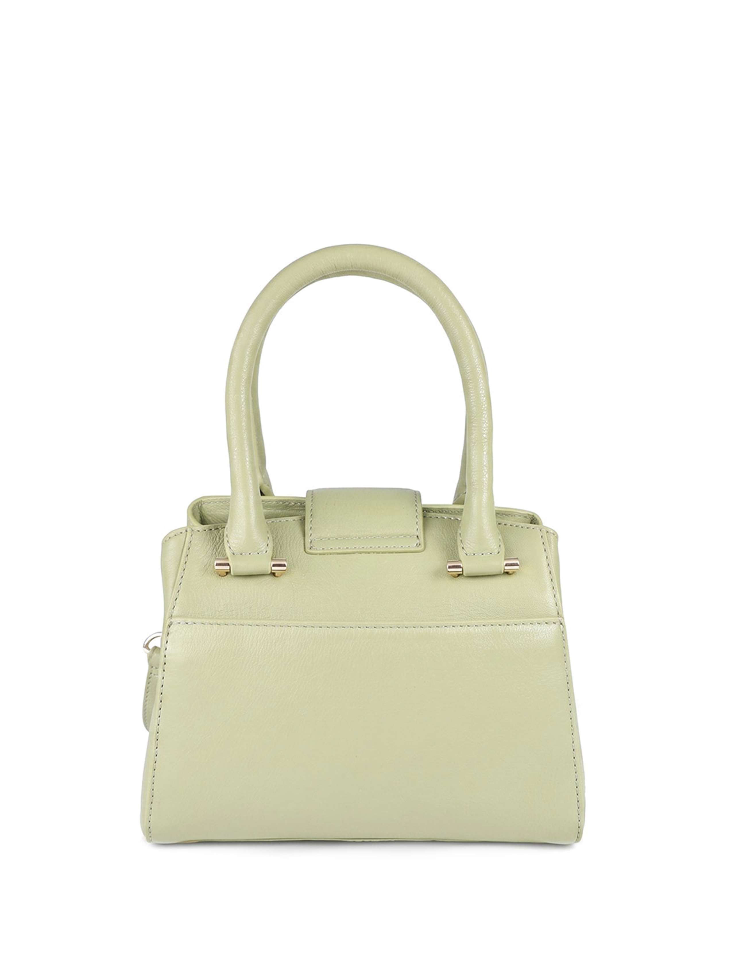 Leather Top Handle Bag 4 of 6