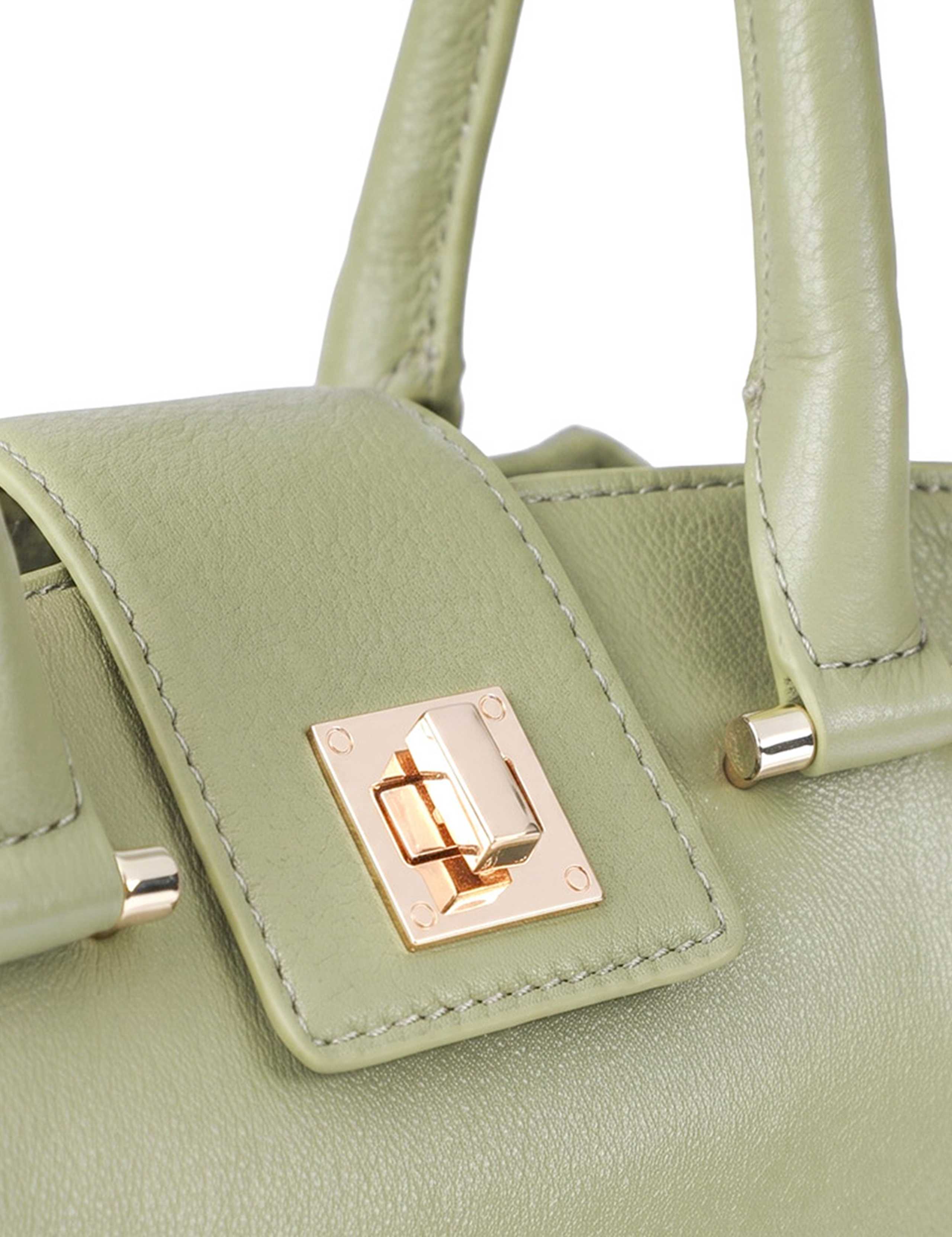 Leather Top Handle Bag 6 of 6