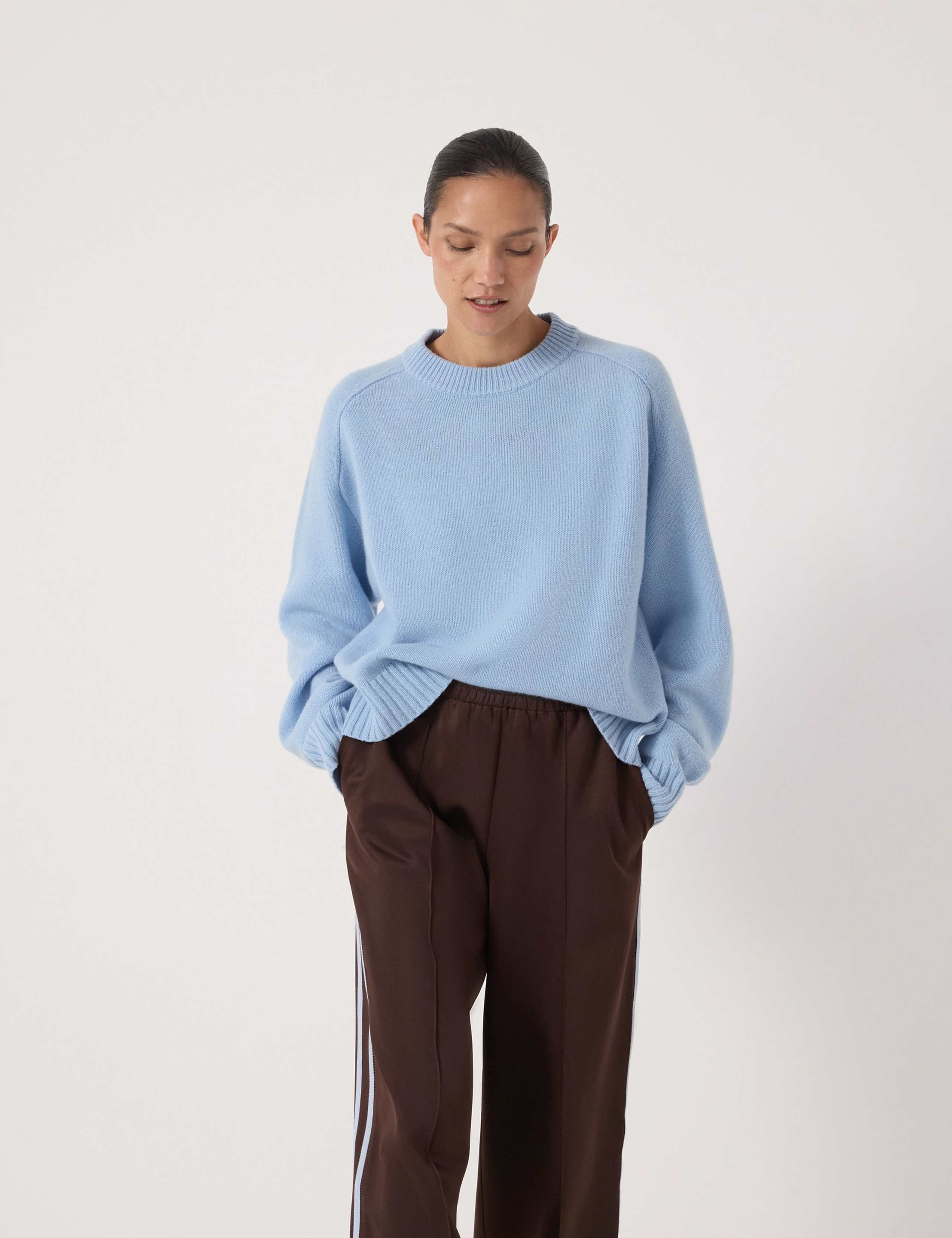 Pure Merino Wool Crew Neck Jumper 4 of 6