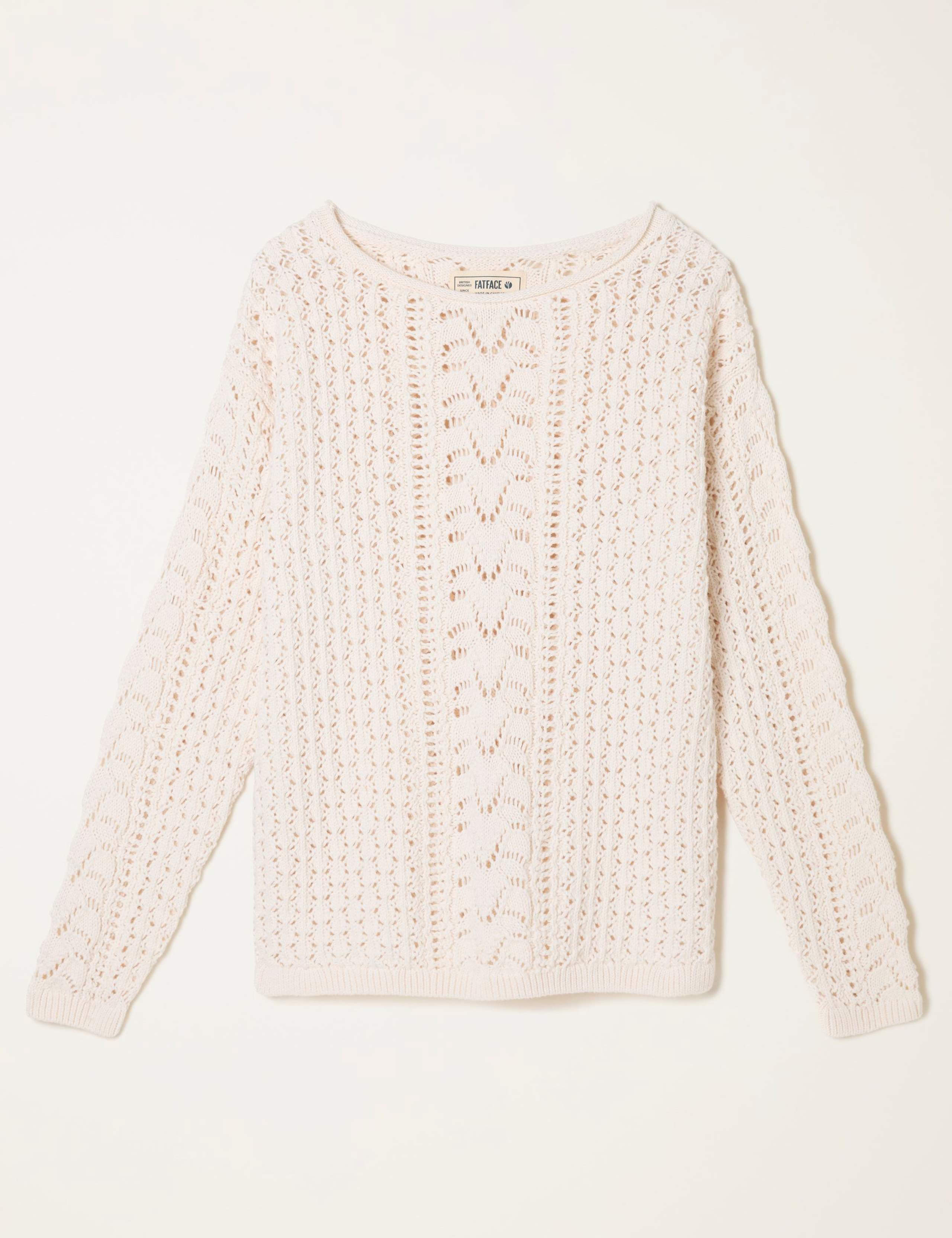 Pure Cotton Textured Jumper 2 of 6