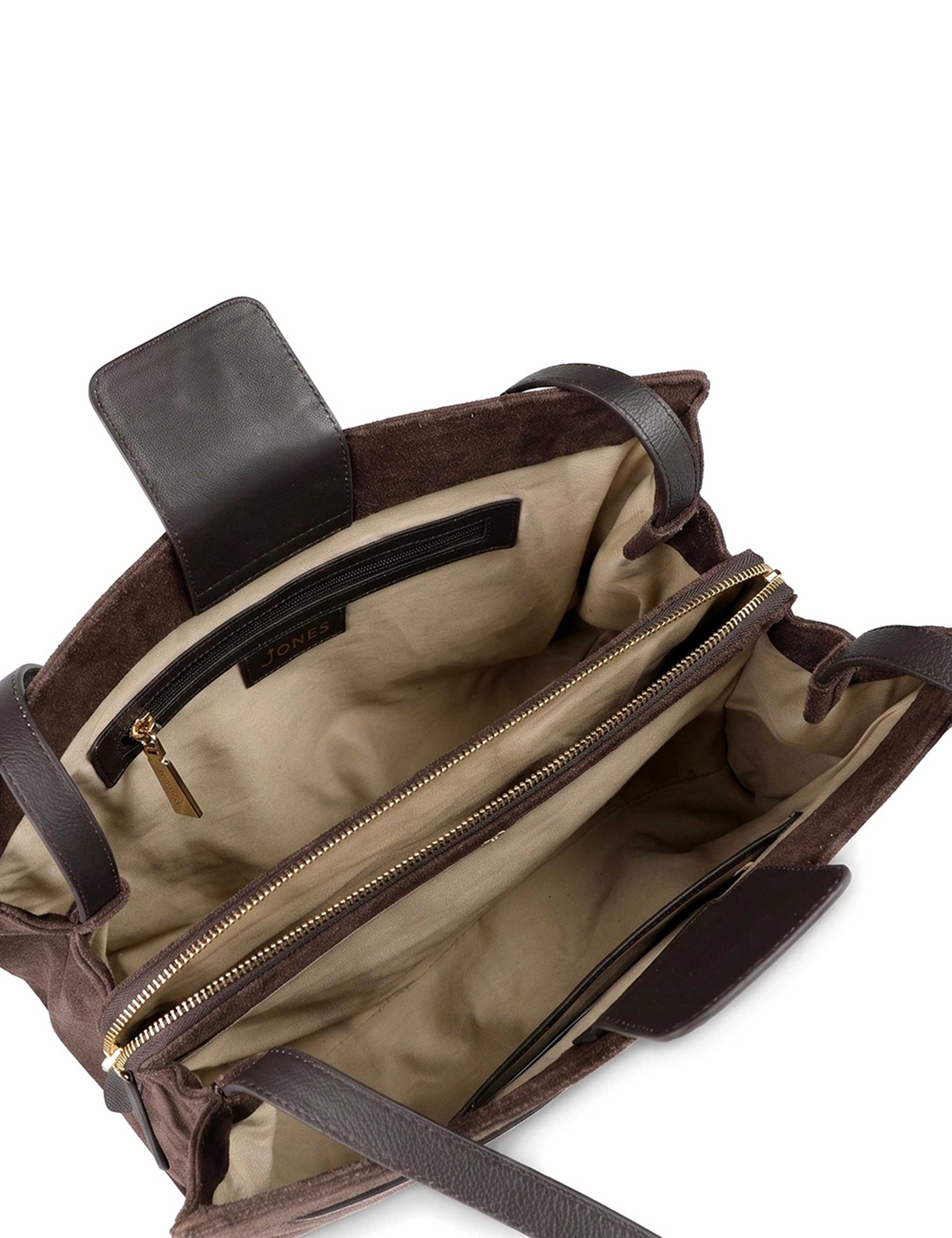 Leather Multi Pocket Shoulder Bag 6 of 6