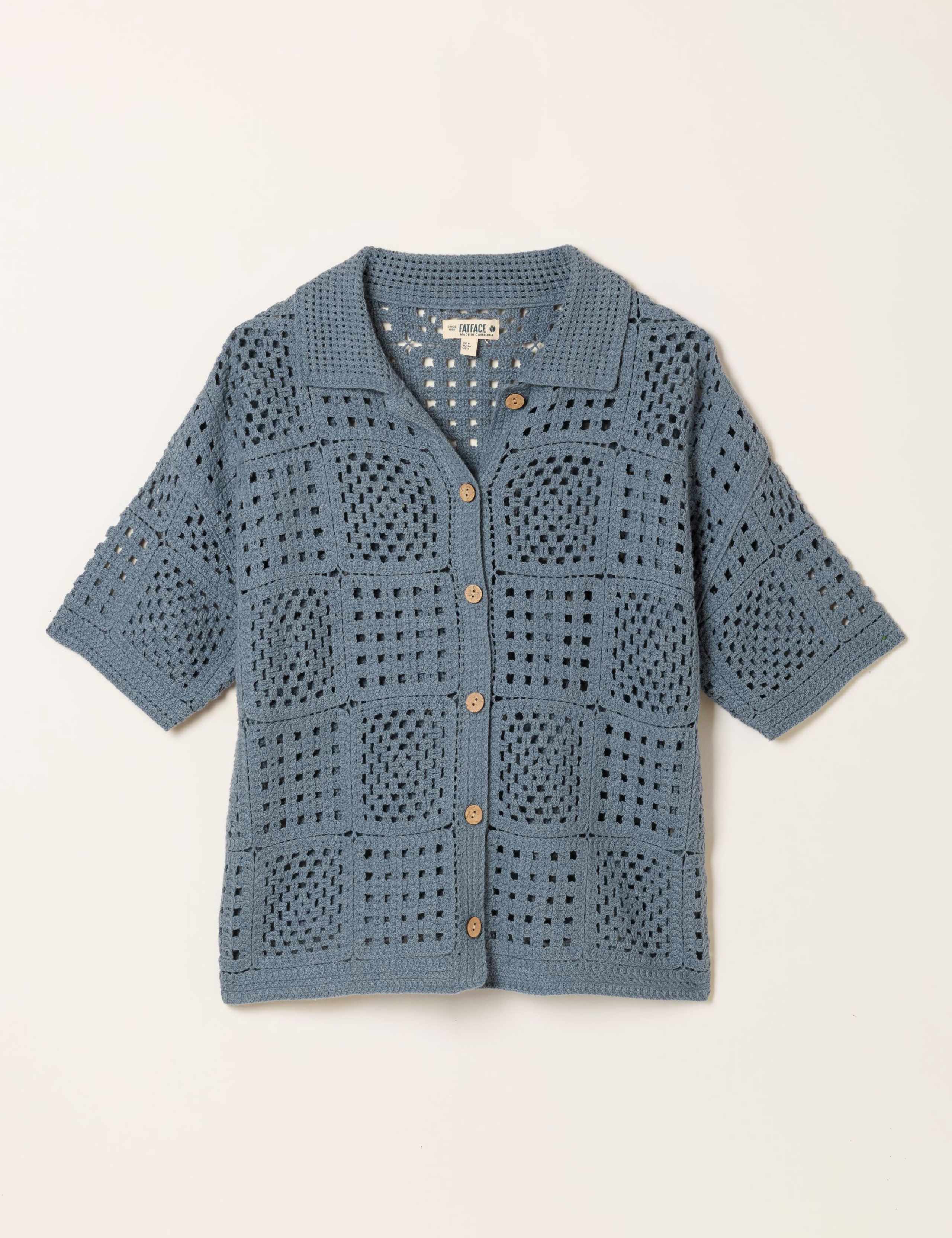 Cotton Rich Collared Knitted Top 2 of 7