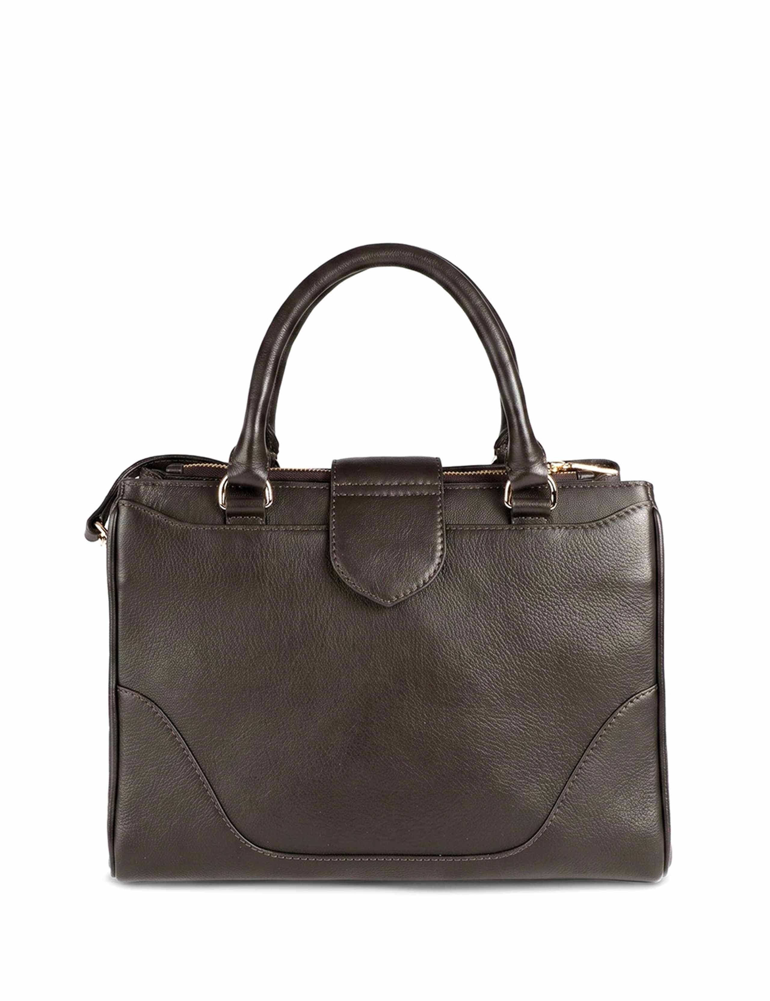 Leather Multi Pocket Grab Bag 3 of 5