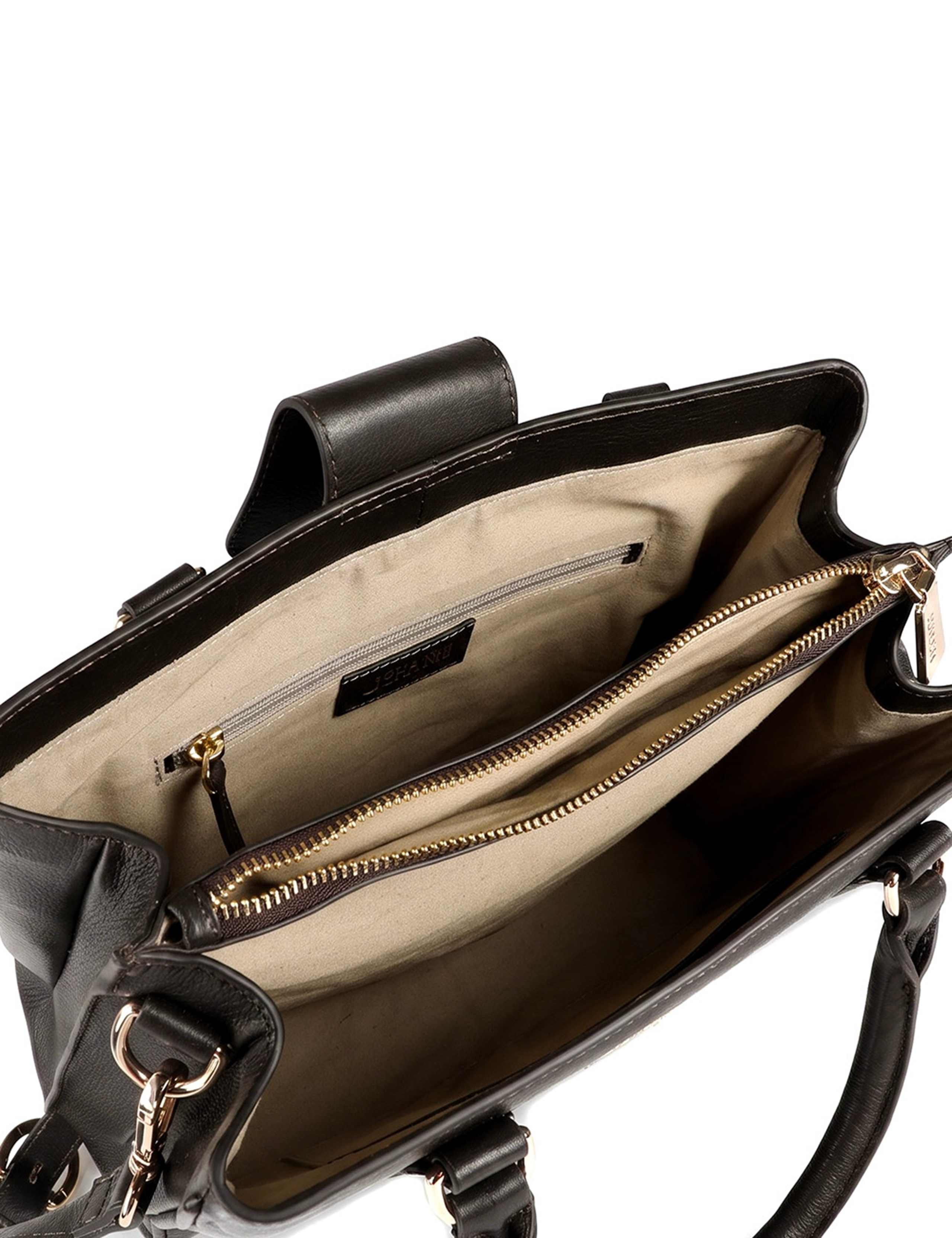 Leather Multi Pocket Grab Bag 5 of 5