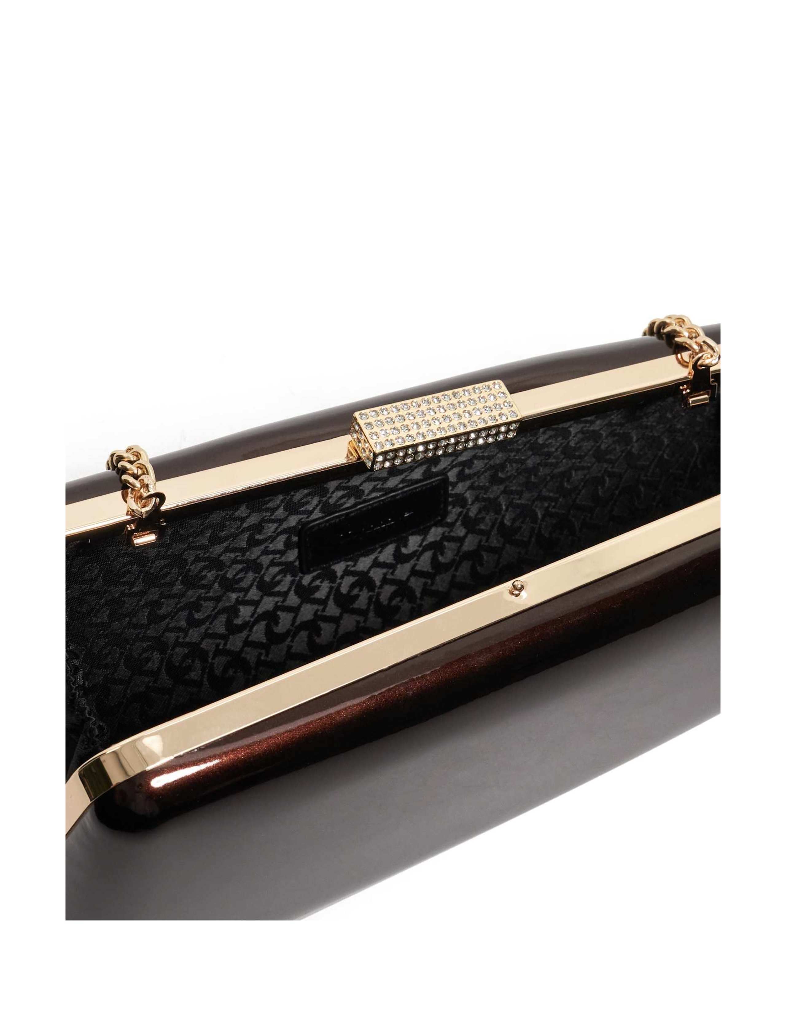 Embellished Asymmetric Angular Clutch Bag 5 of 6