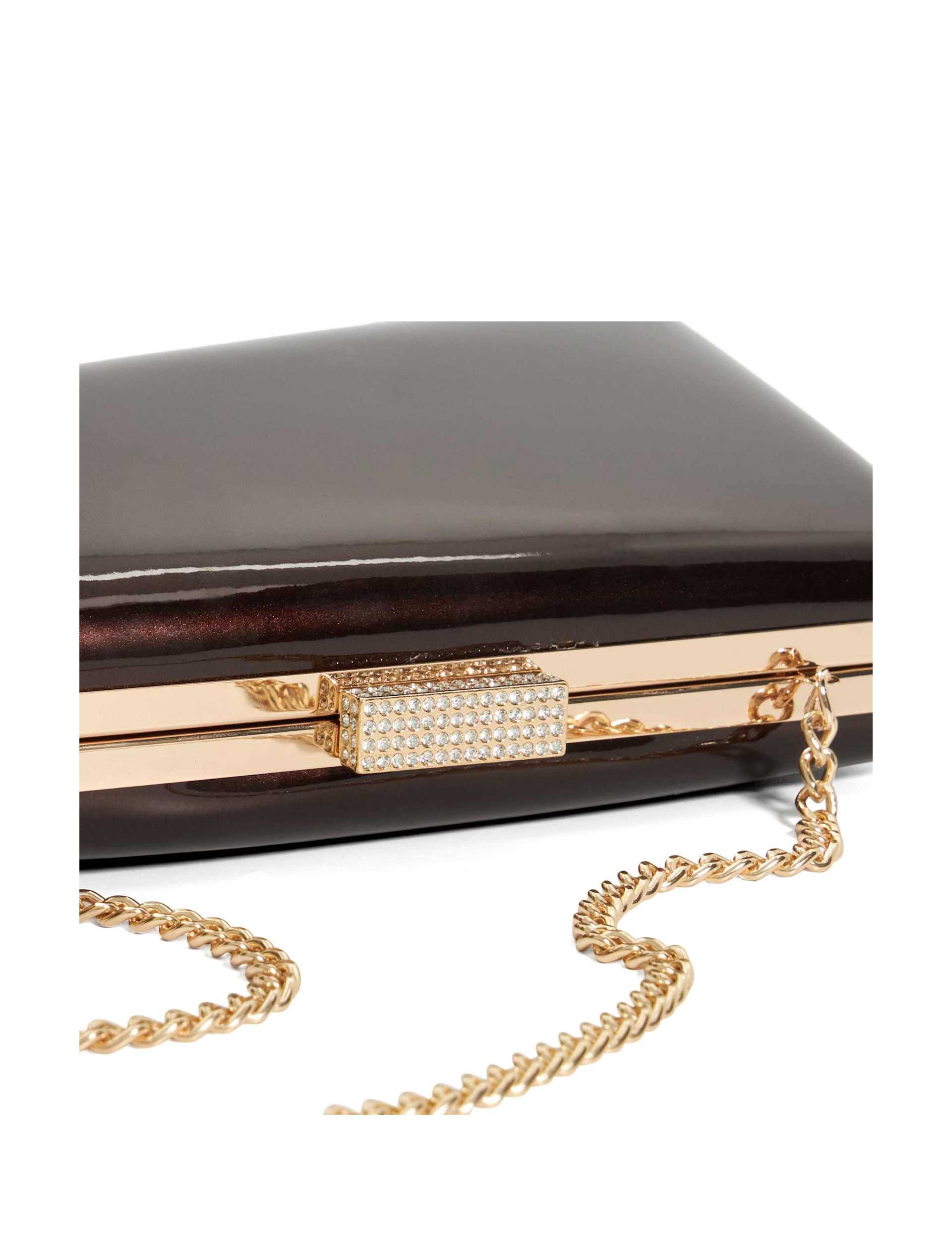 Embellished Asymmetric Angular Clutch Bag 6 of 6