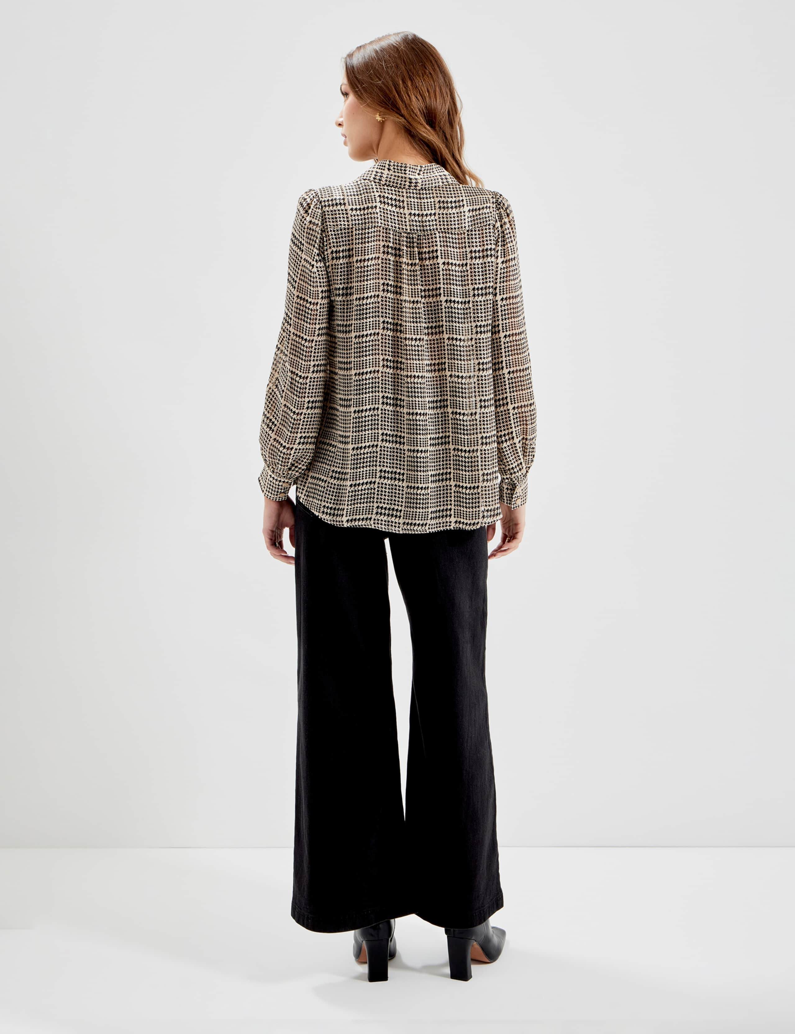 Printed V-Neck Blouse 6 of 10