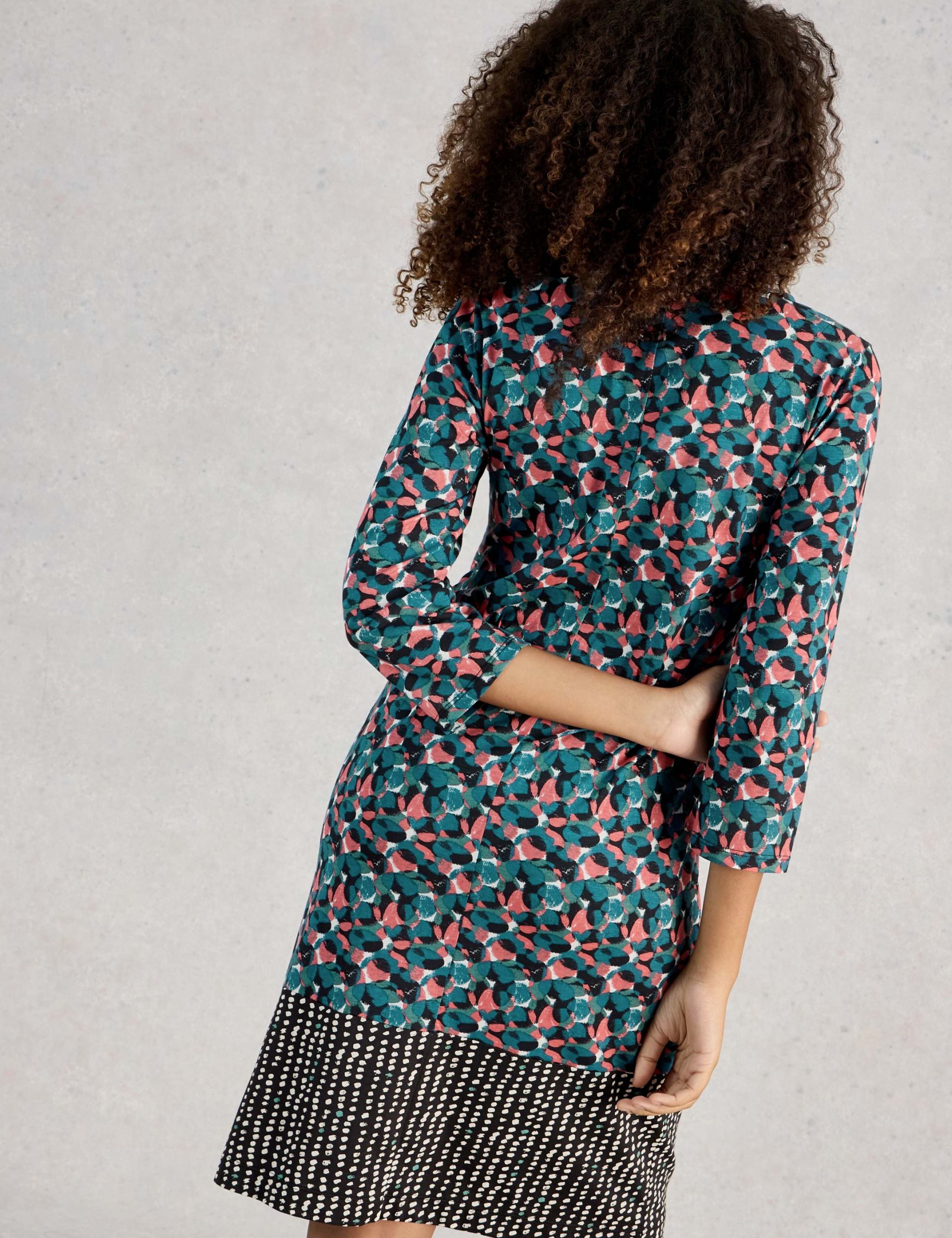 Cotton Modal Blend Jersey Printed Tea Dress 5 of 6