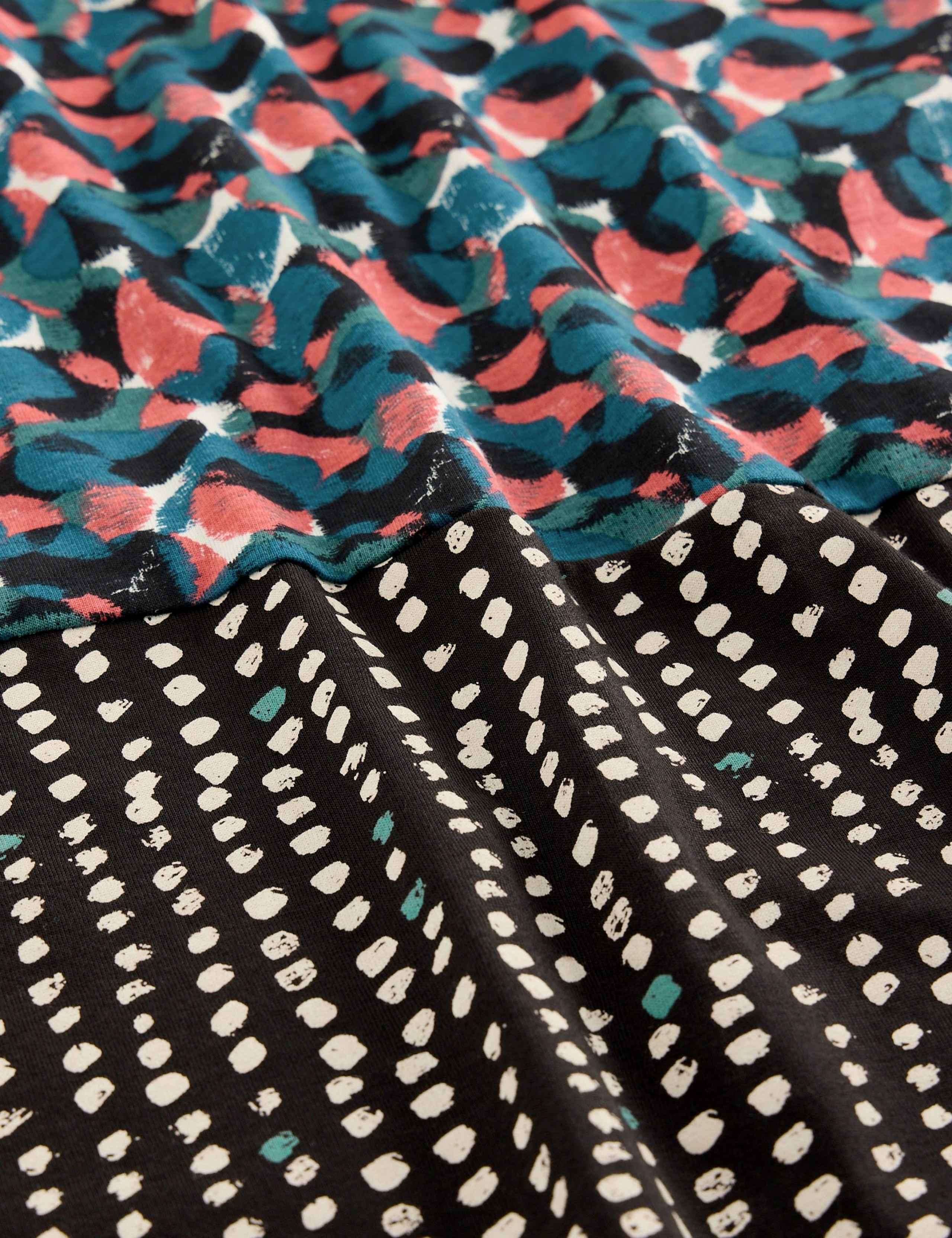 Cotton Modal Blend Jersey Printed Tea Dress 6 of 6