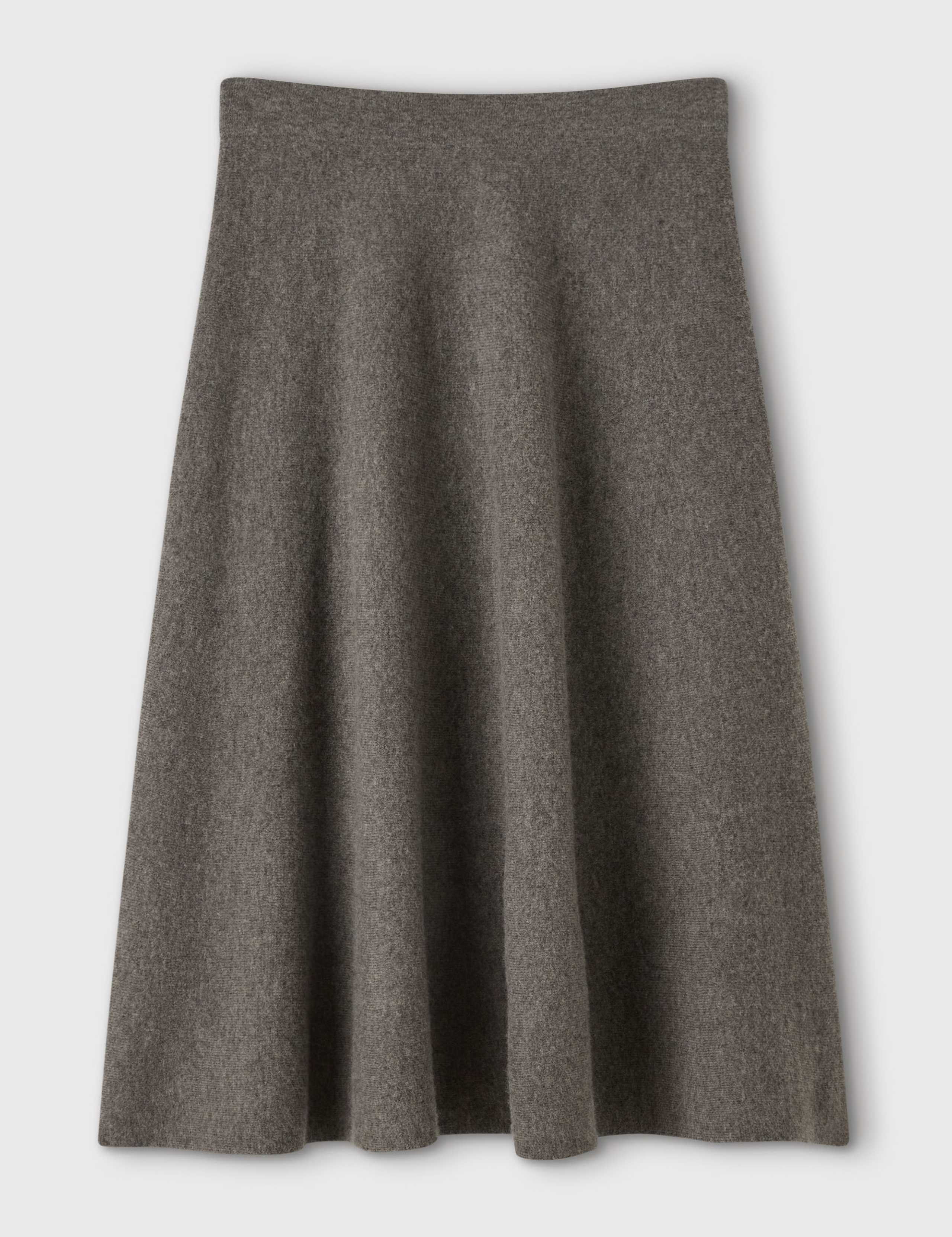Pure Wool Midi Tiered Skirt 2 of 6
