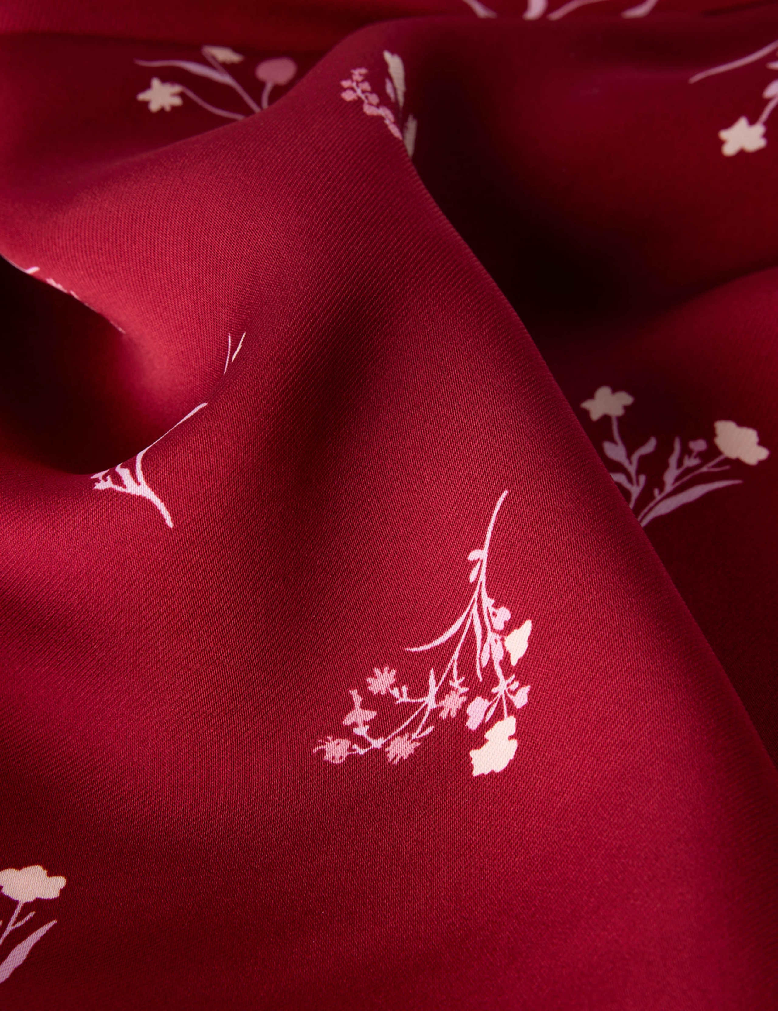 Floral Midi A-Line Skirt 6 of 7