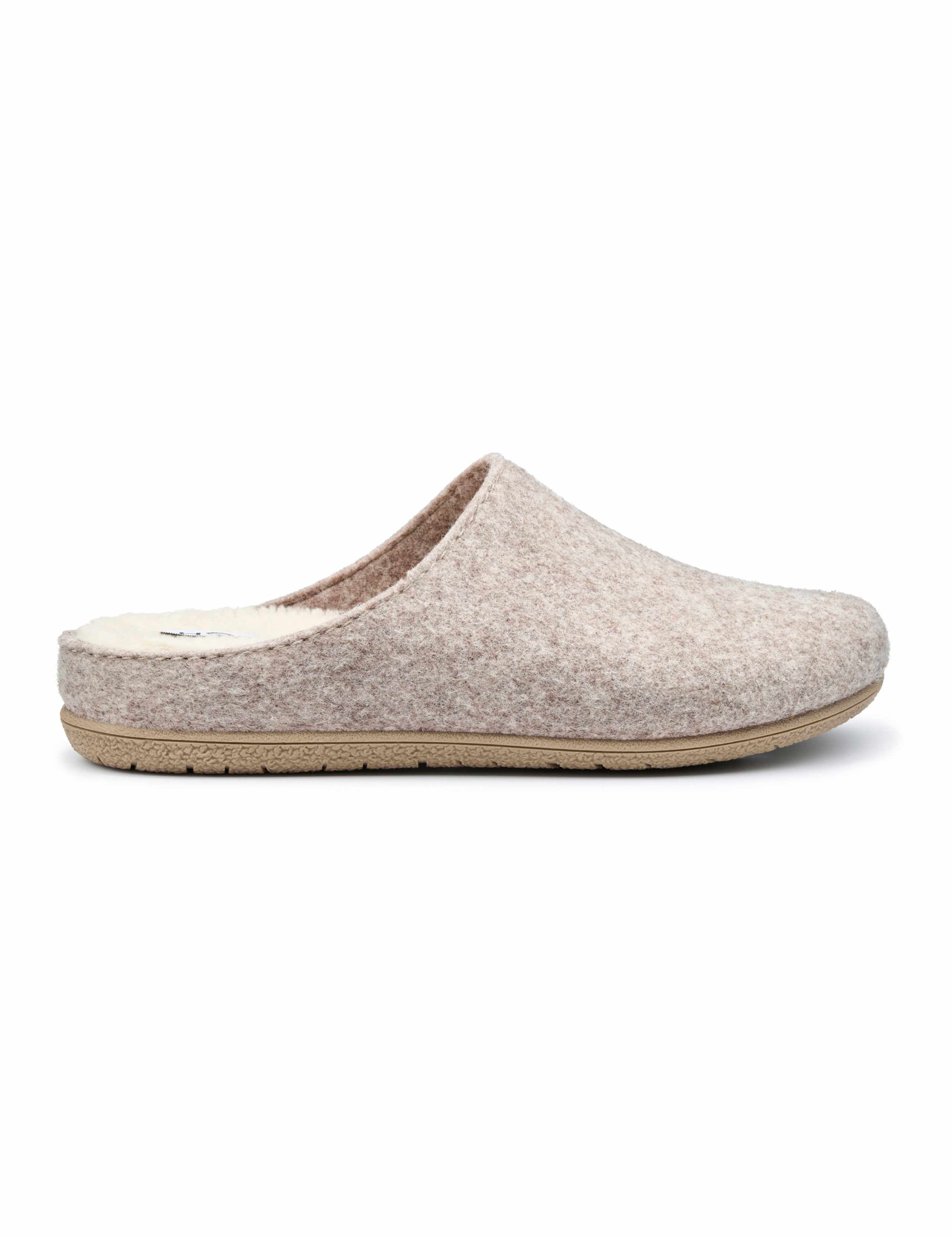 Felt Round Toe Slider Slippers 1 of 4