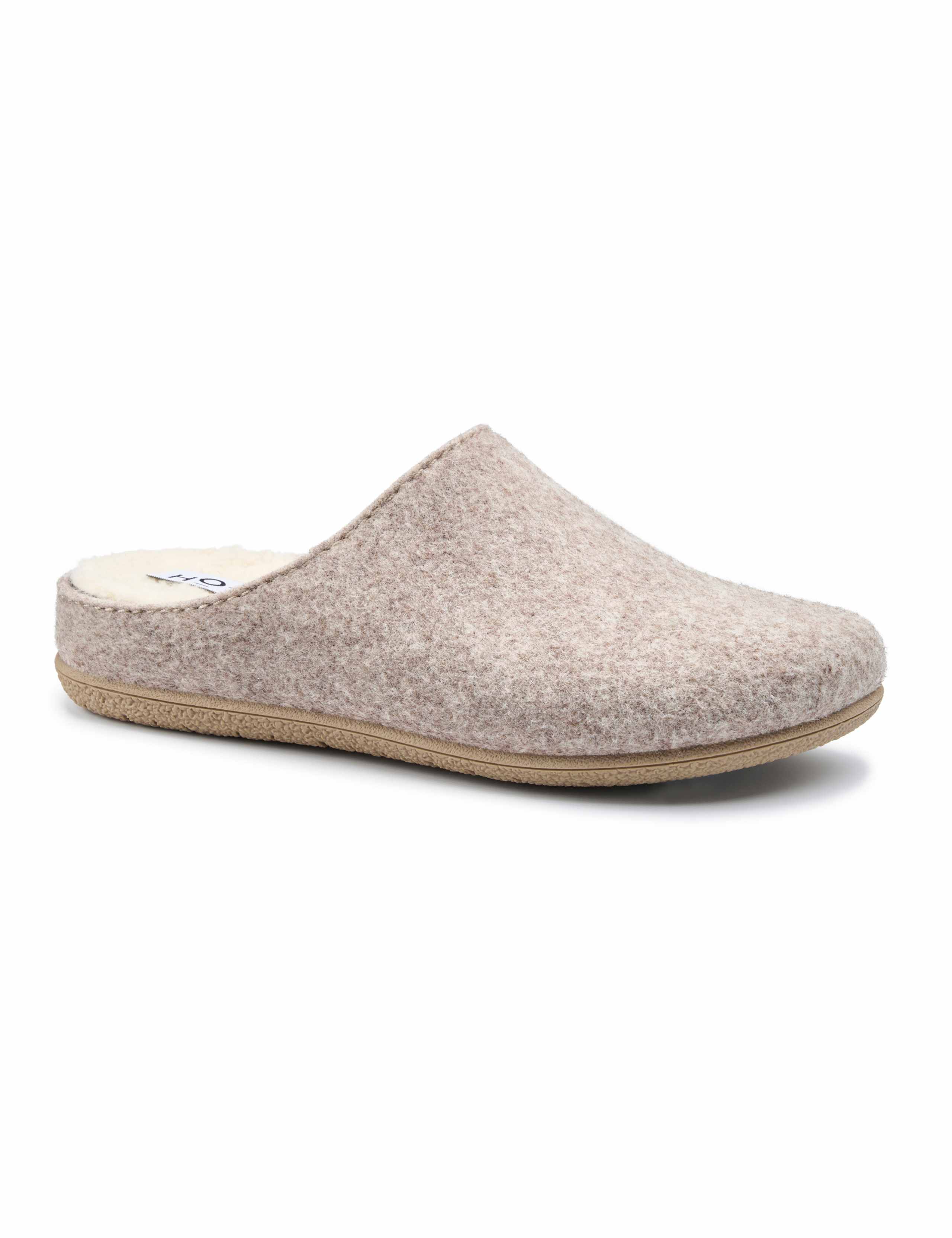Felt Round Toe Slider Slippers 2 of 4
